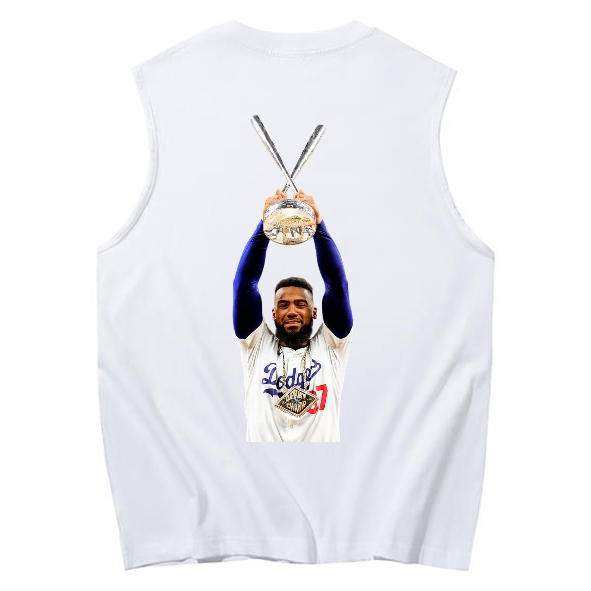  230g Pure Cotton Tank Top With Back Heat Transfer Print – Soft, Lightweight, Fitted Design – Stylish & Comfortable Casual Wear For Sports & Everyday Use