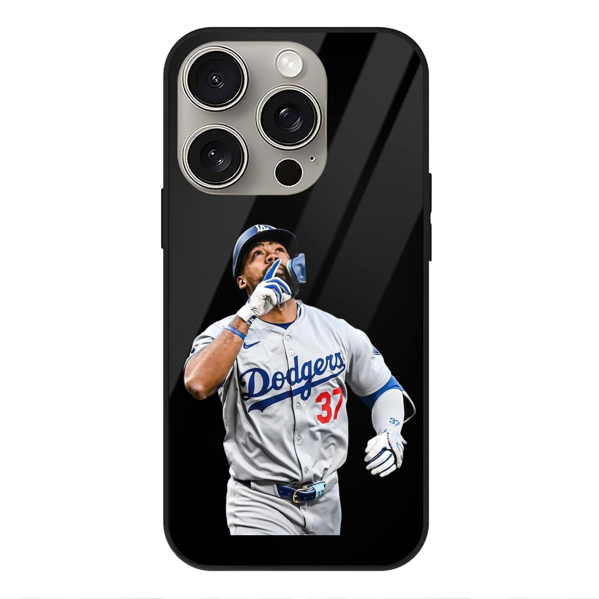  IPhone 15 Pro Mirror Phone Case – UV Printed Glass + TPU – Scratch-Resistant, Wireless Charging Compatible, Precise Fit & Stylish Design