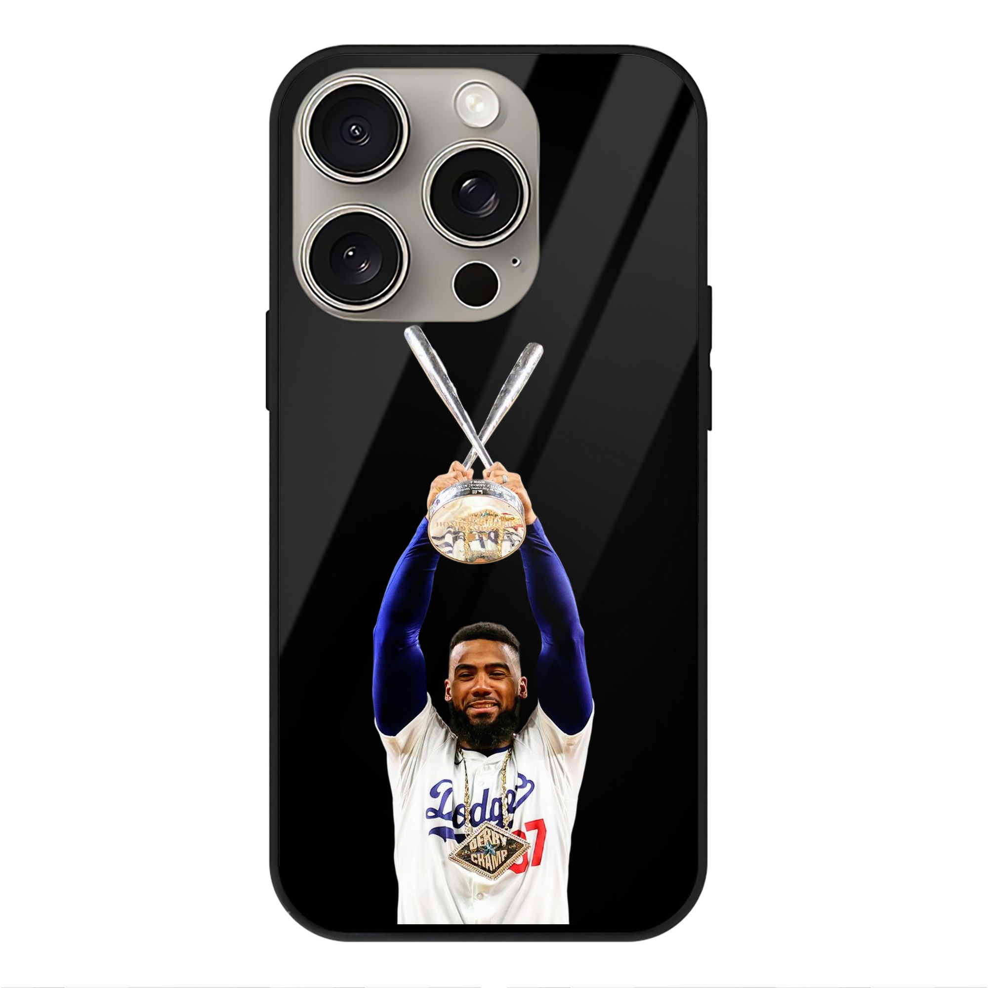  IPhone 15 Pro Mirror Phone Case – UV Printed Glass + TPU – Scratch-Resistant, Wireless Charging Compatible, Precise Fit & Stylish Design