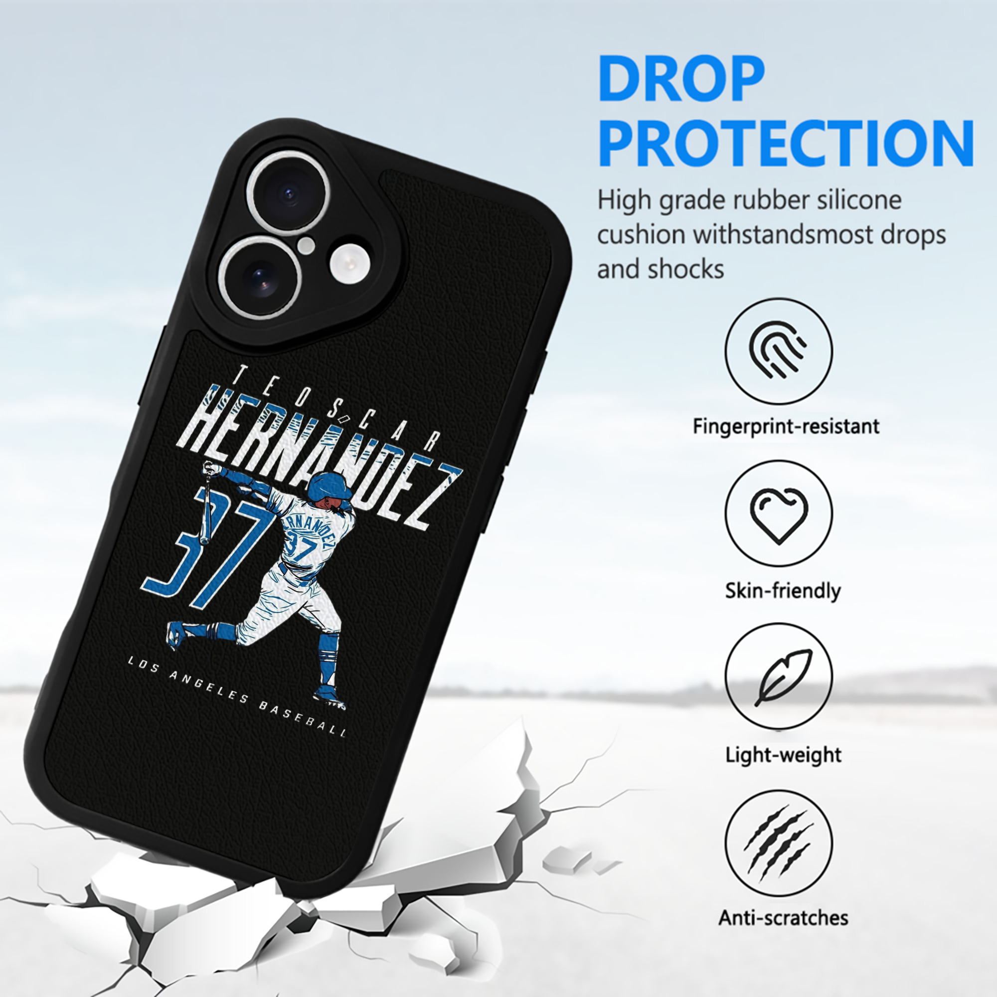  IPhone 16 Silicone Leather Case – UV Print, Lambskin Texture – Perfect Fit, Wireless Charging Compatible, Scratch Resistant, Precise Cutouts – Stylish Protection For IPhone 16