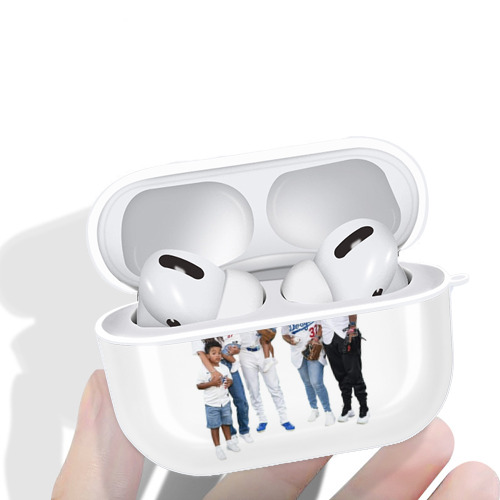  AirPods Pro Hard Case White With Keychain, Durable Flexible PC, Precise Cutouts, Anti-Fingerprint, Yellowing & Scratch Resistant, Full Protection, Washable