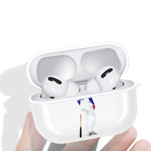  AirPods Pro Hard Case White With Keychain, Durable Flexible PC, Precise Cutouts, Anti-Fingerprint, Yellowing & Scratch Resistant, Full Protection, Washable