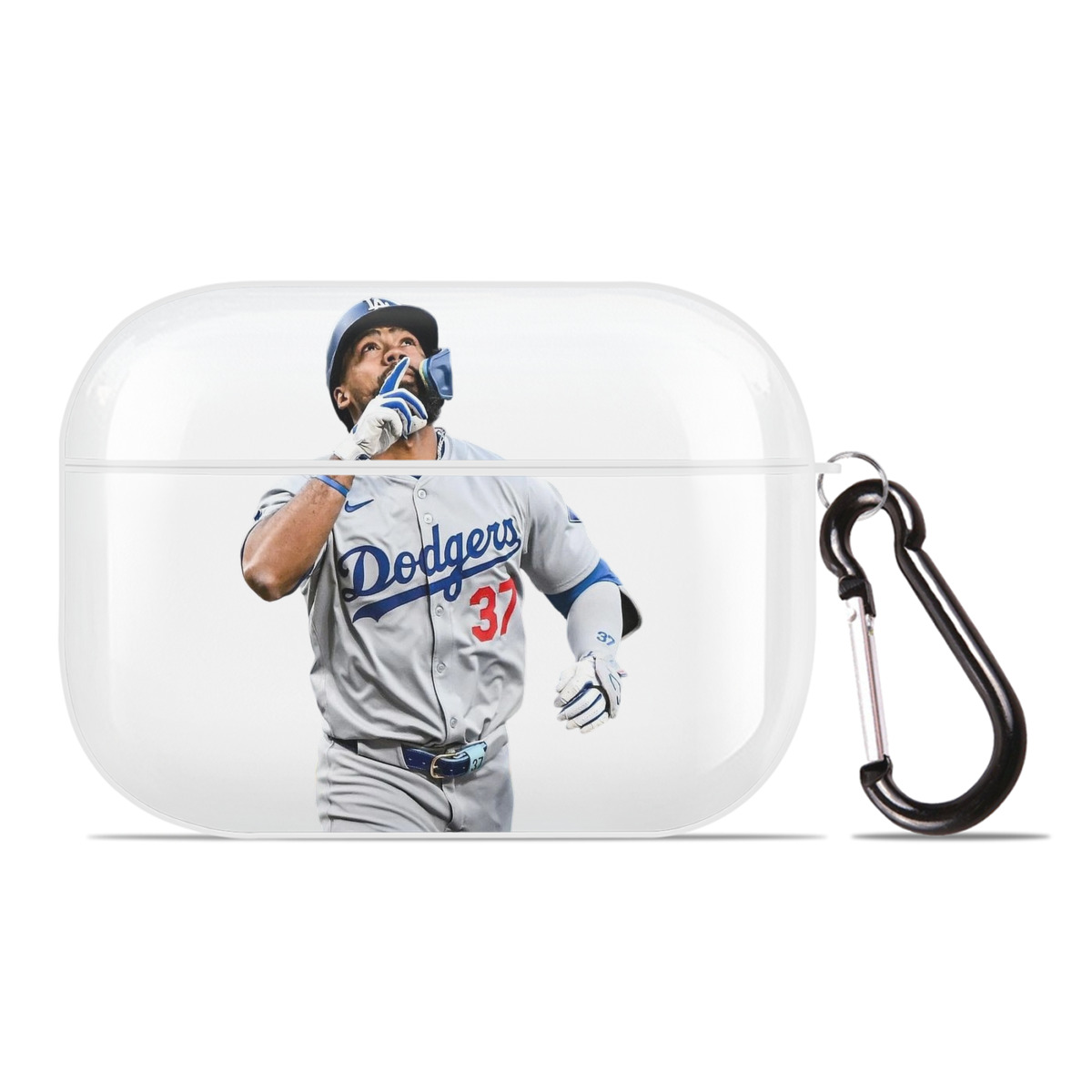  AirPods Pro Hard Case White With Keychain, Durable Flexible PC, Precise Cutouts, Anti-Fingerprint, Yellowing & Scratch Resistant, Full Protection, Washable