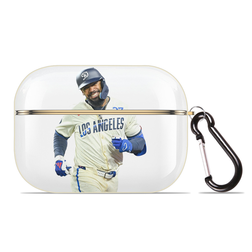  Luxury Gold AirPods Pro Case With Keychain, Flexible PC Material, Full Protection, Precise Cutouts, Anti-Fingerprint, Washable, Durable Design