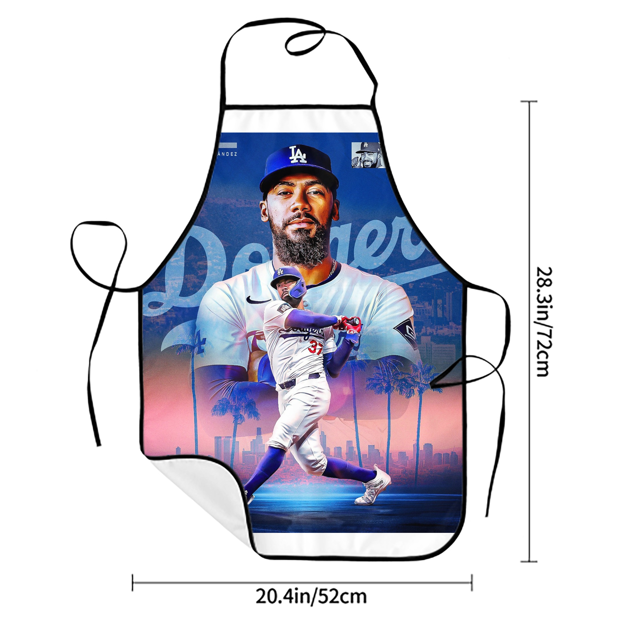  Stain-Resistant Polyester Apron With Pocket – Full Print, Waterproof, Anti-Wrinkle, Anti-Pilling – Ideal For Kitchen, BBQ, Restaurant, Salon & More