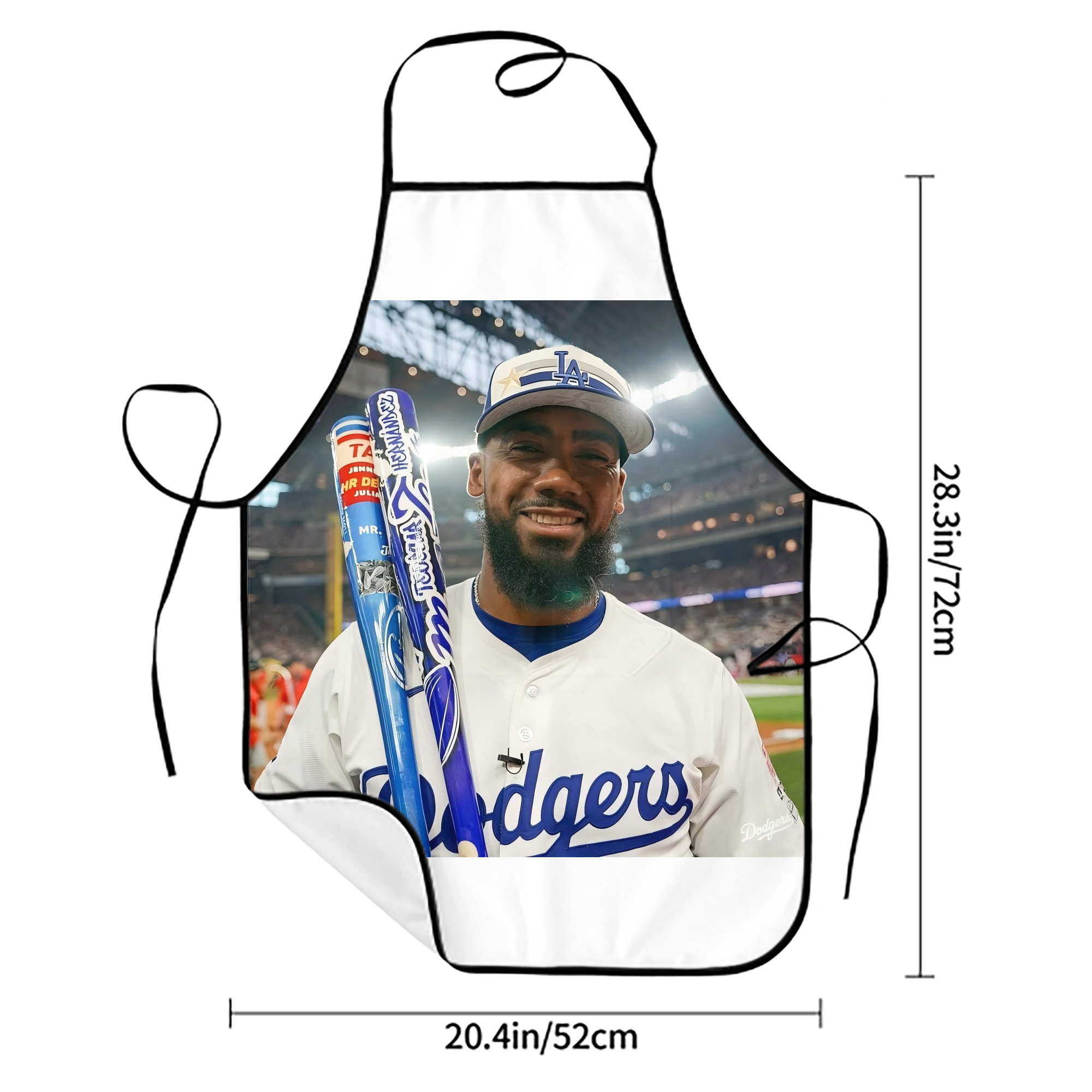  Stain-Resistant Polyester Apron With Pocket – Full Print, Waterproof, Anti-Wrinkle, Anti-Pilling – Ideal For Kitchen, BBQ, Restaurant, Salon & More