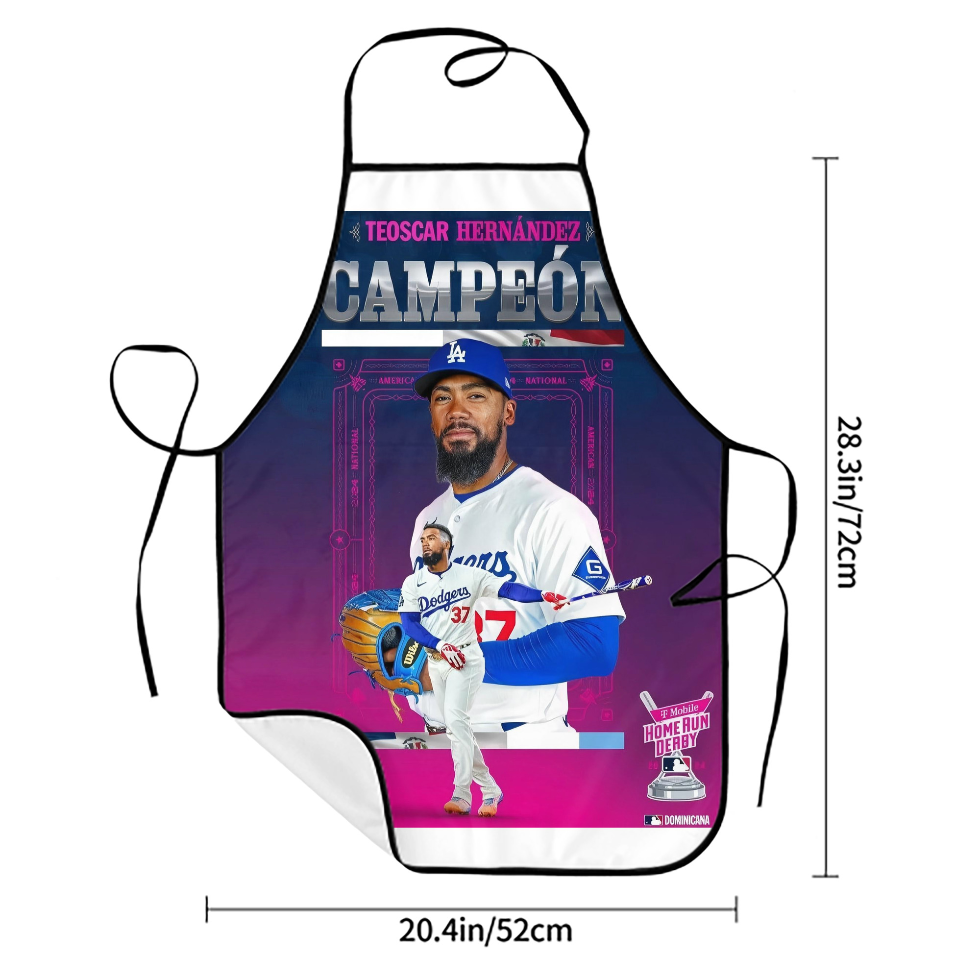  Stain-Resistant Polyester Apron With Pocket – Full Print, Waterproof, Anti-Wrinkle, Anti-Pilling – Ideal For Kitchen, BBQ, Restaurant, Salon & More