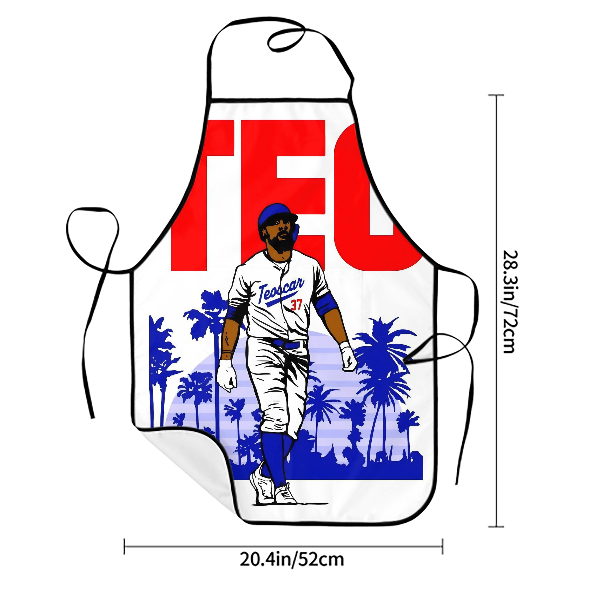  Stain-Resistant Polyester Apron With Pocket – Full Print, Waterproof, Anti-Wrinkle, Anti-Pilling – Ideal For Kitchen, BBQ, Restaurant, Salon & More