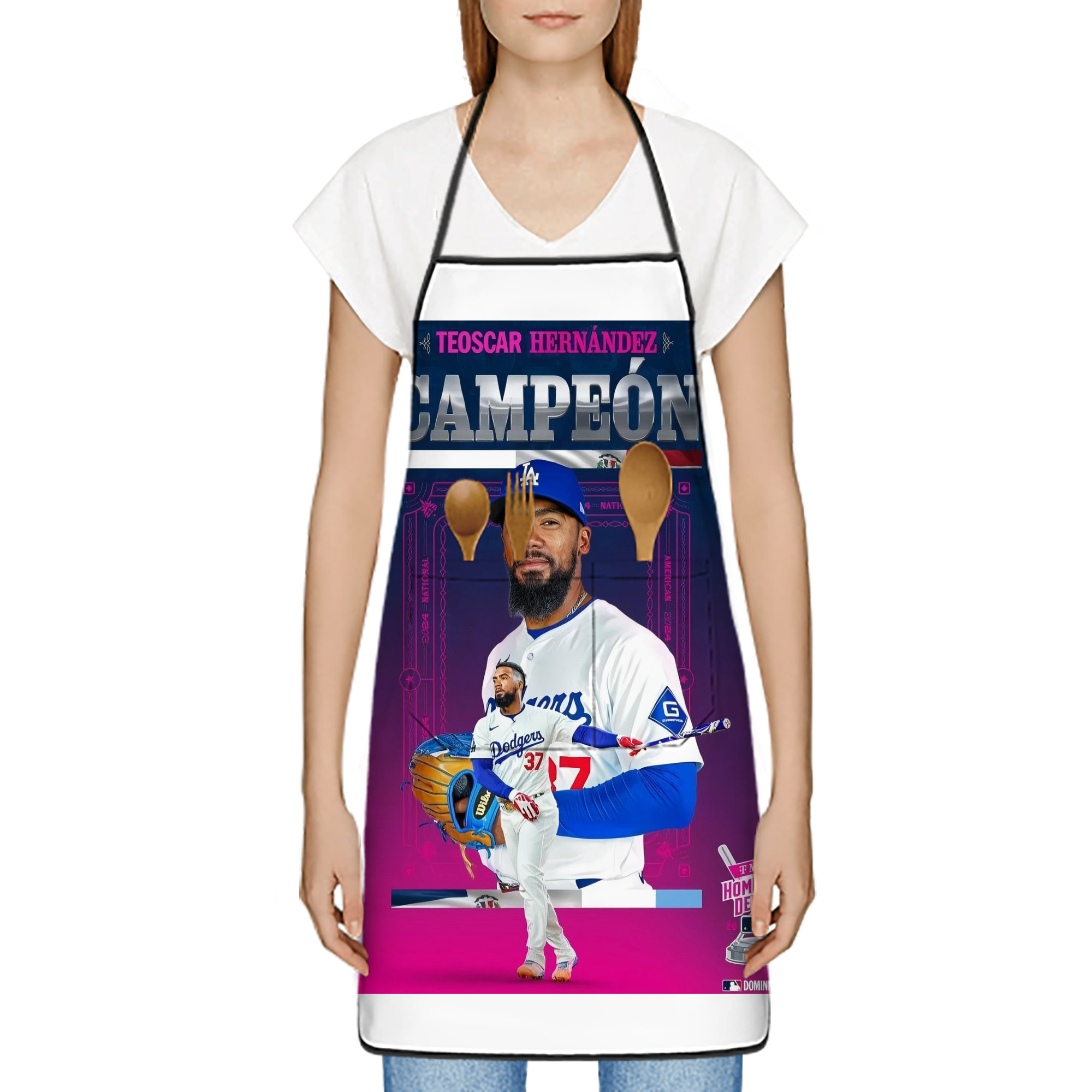  Stain-Resistant Polyester Apron With Pocket – Full Print, Waterproof, Anti-Wrinkle, Anti-Pilling – Ideal For Kitchen, BBQ, Restaurant, Salon & More
