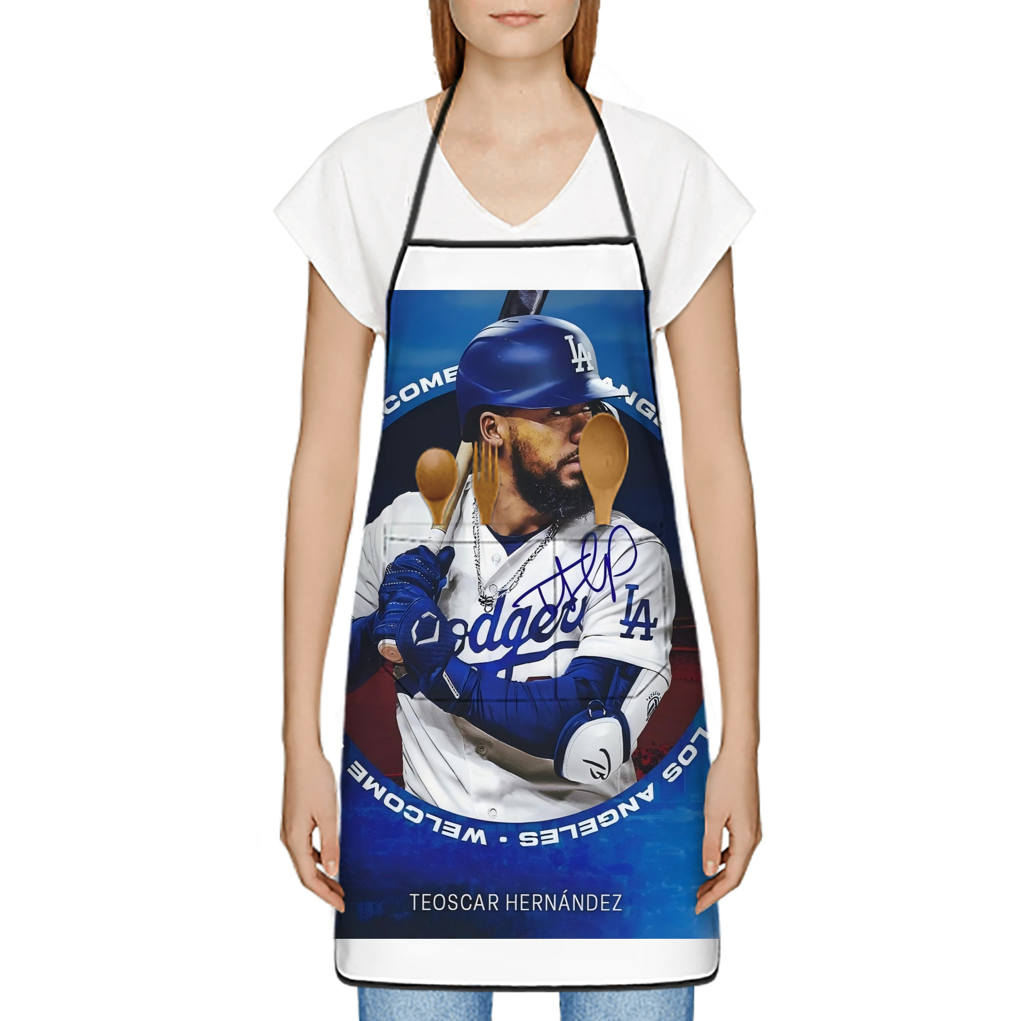  Stain-Resistant Polyester Apron With Pocket – Full Print, Waterproof, Anti-Wrinkle, Anti-Pilling – Ideal For Kitchen, BBQ, Restaurant, Salon & More