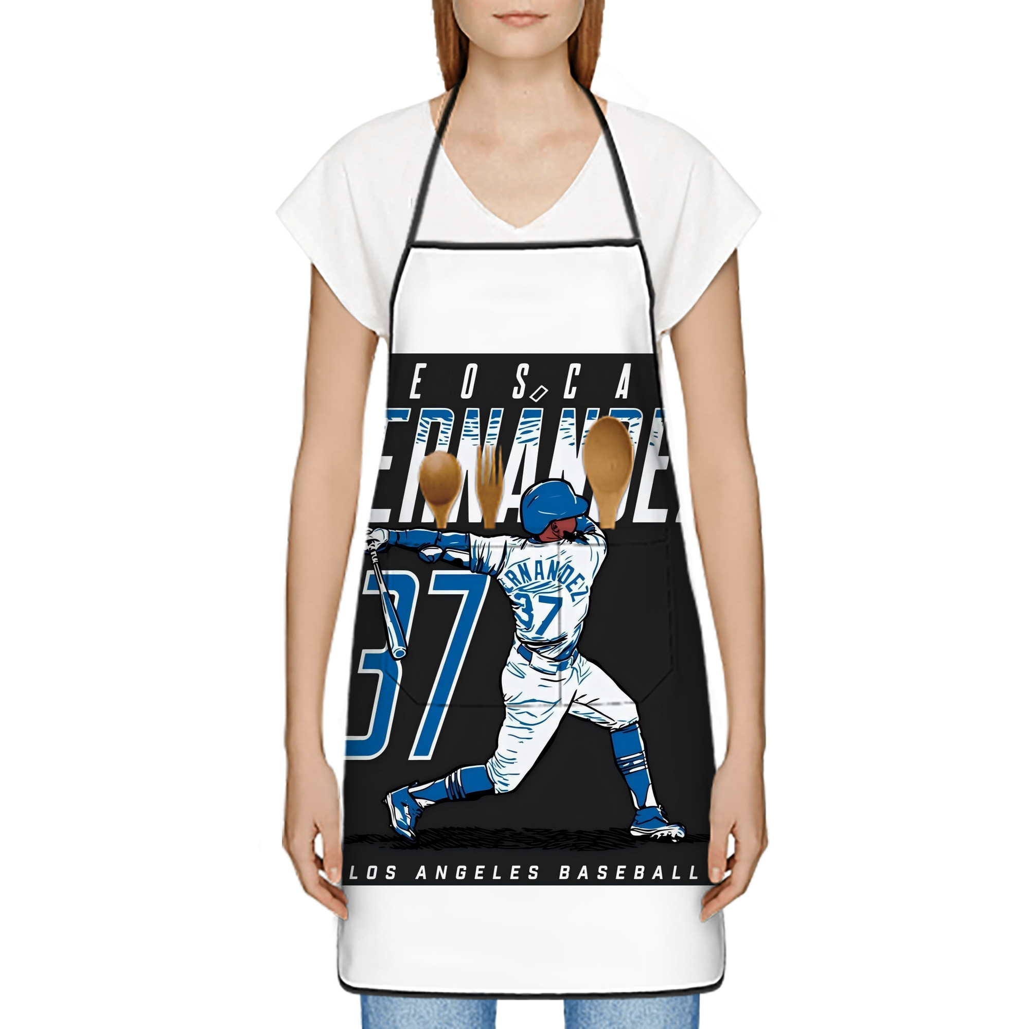  Stain-Resistant Polyester Apron With Pocket – Full Print, Waterproof, Anti-Wrinkle, Anti-Pilling – Ideal For Kitchen, BBQ, Restaurant, Salon & More