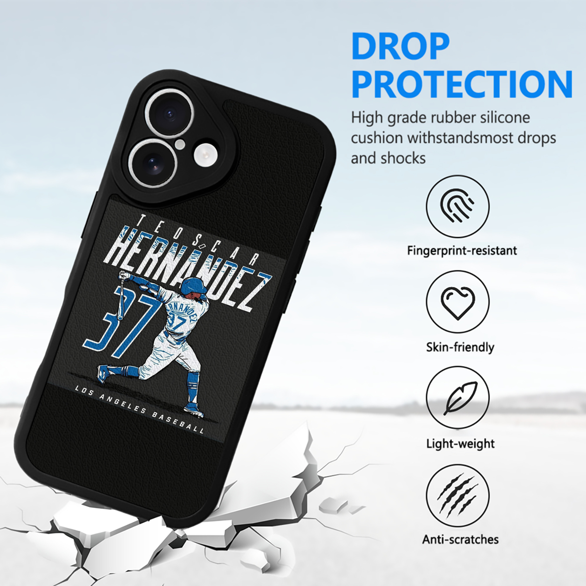  IPhone 16 Silicone Leather Case – UV Print, Lambskin Texture – Perfect Fit, Wireless Charging Compatible, Scratch Resistant, Precise Cutouts – Stylish Protection For IPhone 16