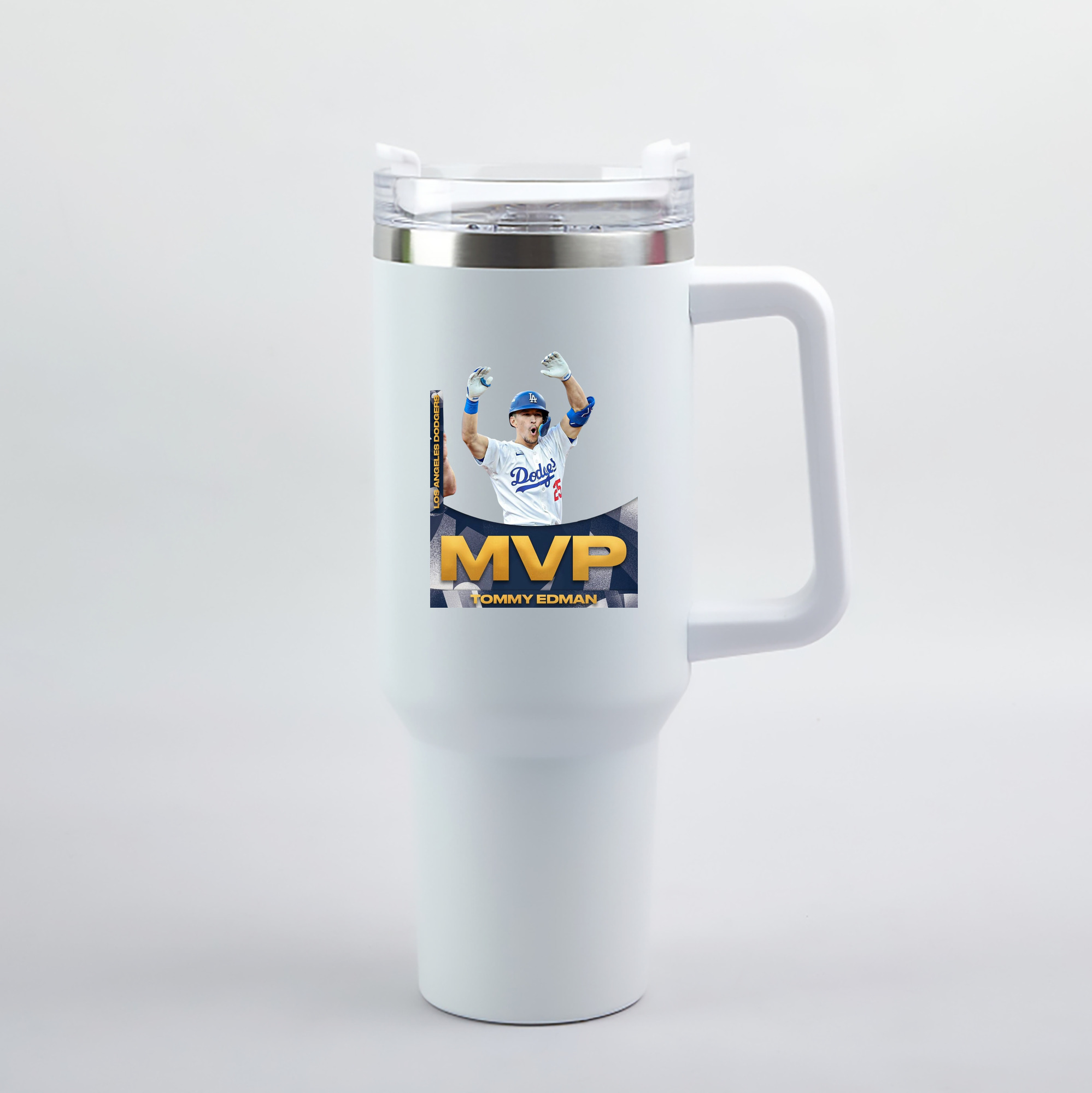  40oz Handle Car Tumbler – Durable Stainless Steel Travel Mug With UV Print – Double Wall Insulated, Fits Most Car Cup Holders