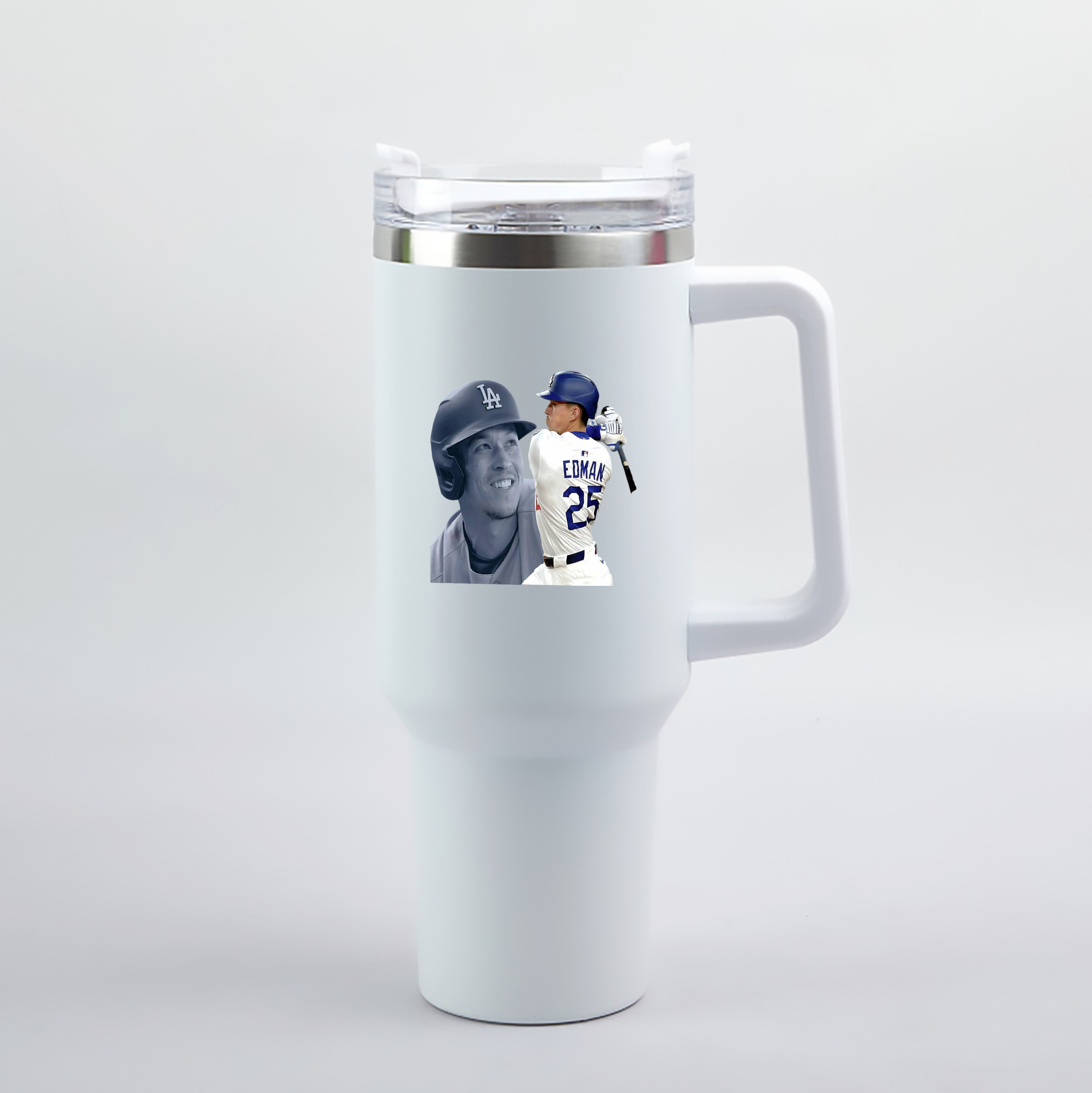  40oz Handle Car Tumbler – Durable Stainless Steel Travel Mug With UV Print – Double Wall Insulated, Fits Most Car Cup Holders