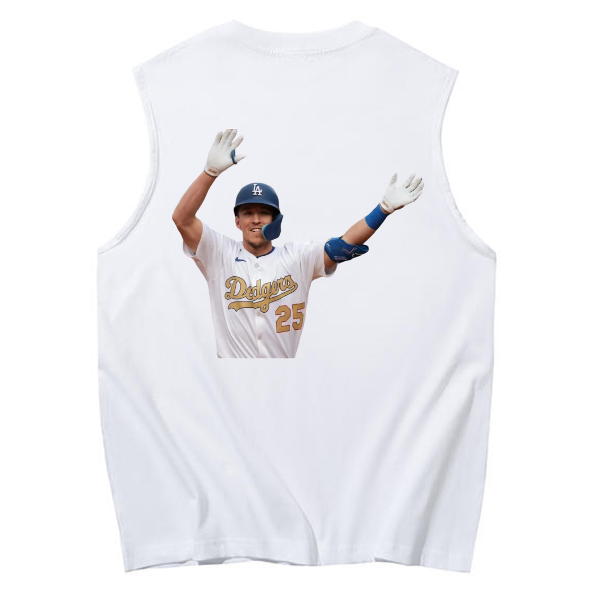  230g Pure Cotton Tank Top With Back Heat Transfer Print – Soft, Lightweight, Fitted Design – Stylish & Comfortable Casual Wear For Sports & Everyday Use