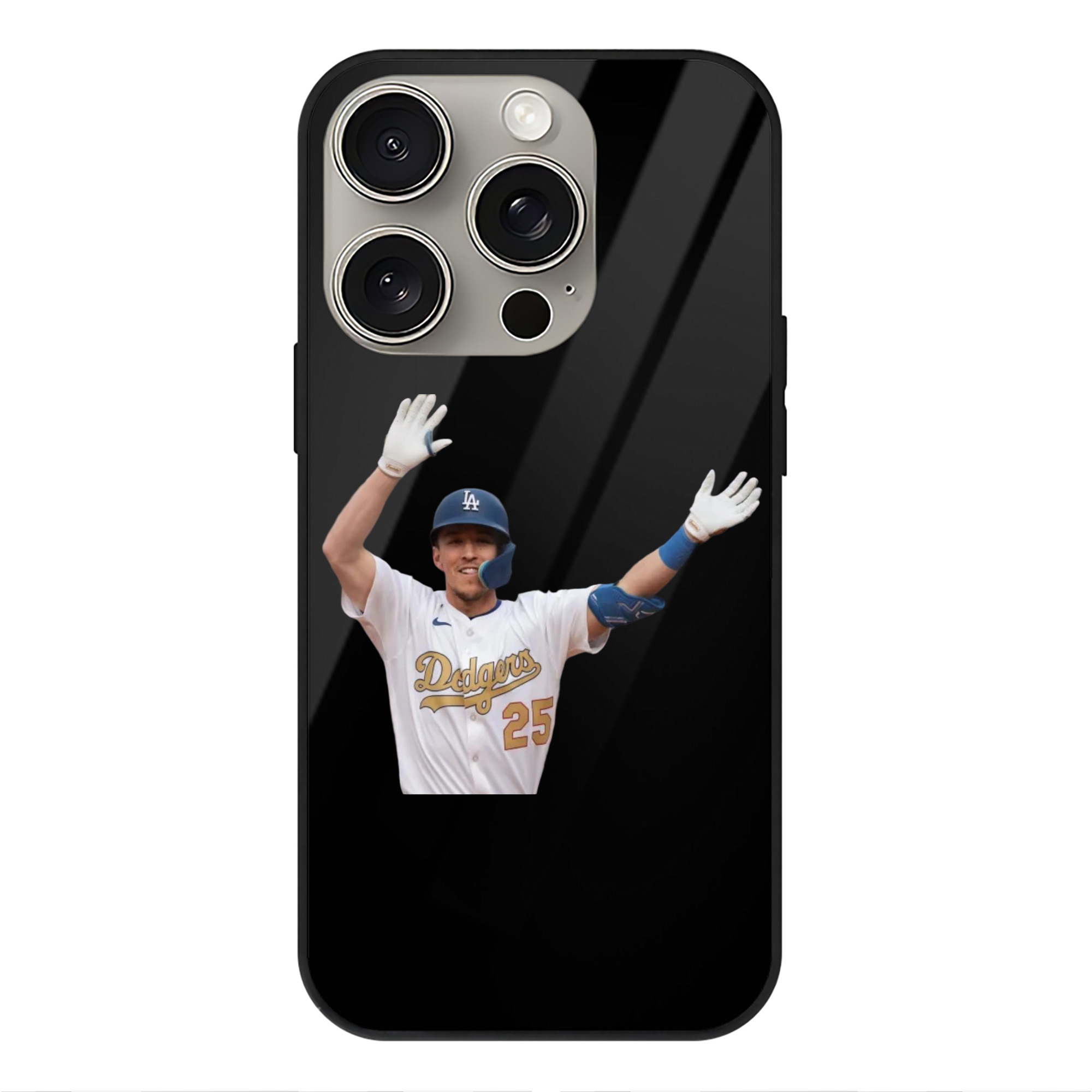  IPhone 15 Pro Mirror Phone Case – UV Printed Glass + TPU – Scratch-Resistant, Wireless Charging Compatible, Precise Fit & Stylish Design