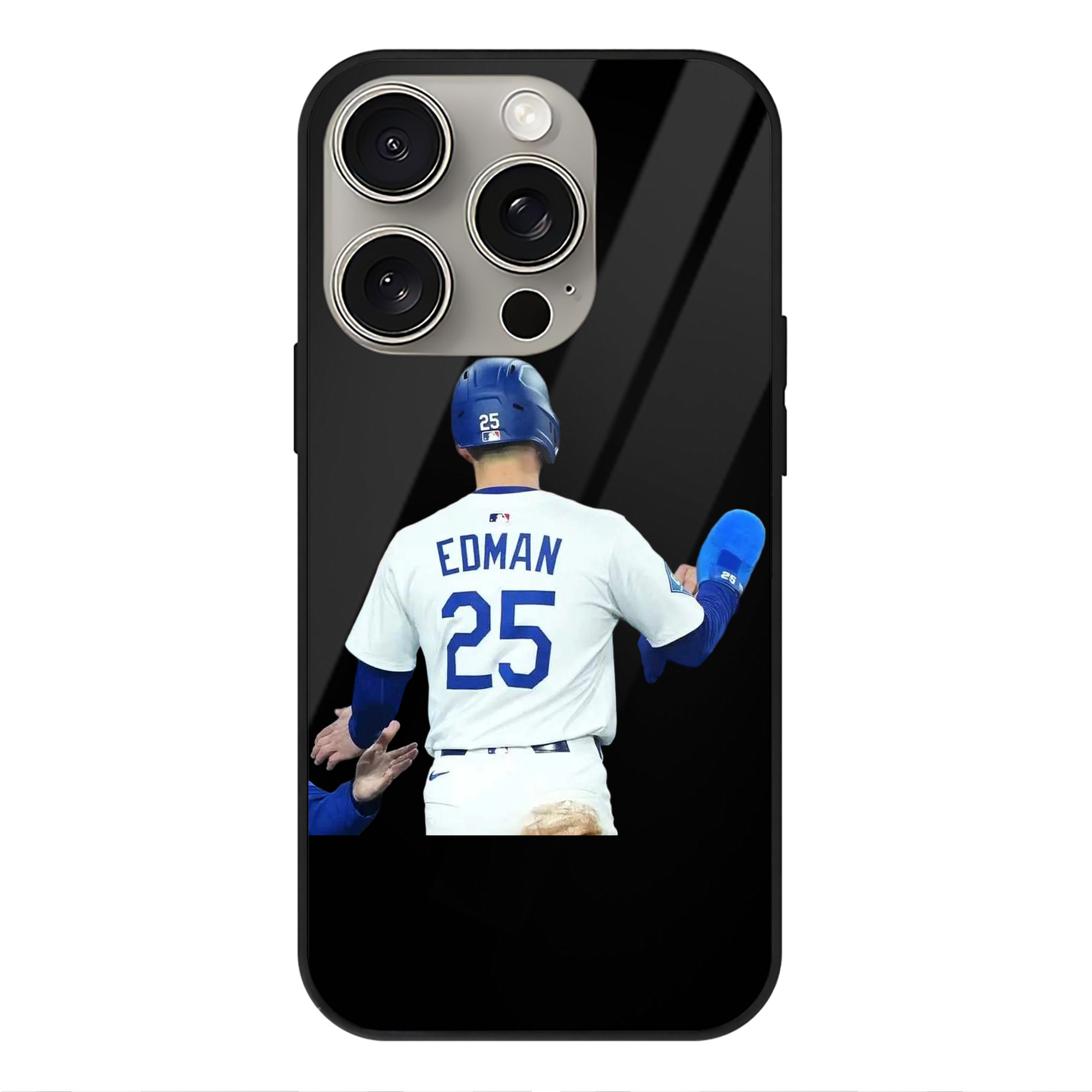  IPhone 15 Pro Mirror Phone Case – UV Printed Glass + TPU – Scratch-Resistant, Wireless Charging Compatible, Precise Fit & Stylish Design