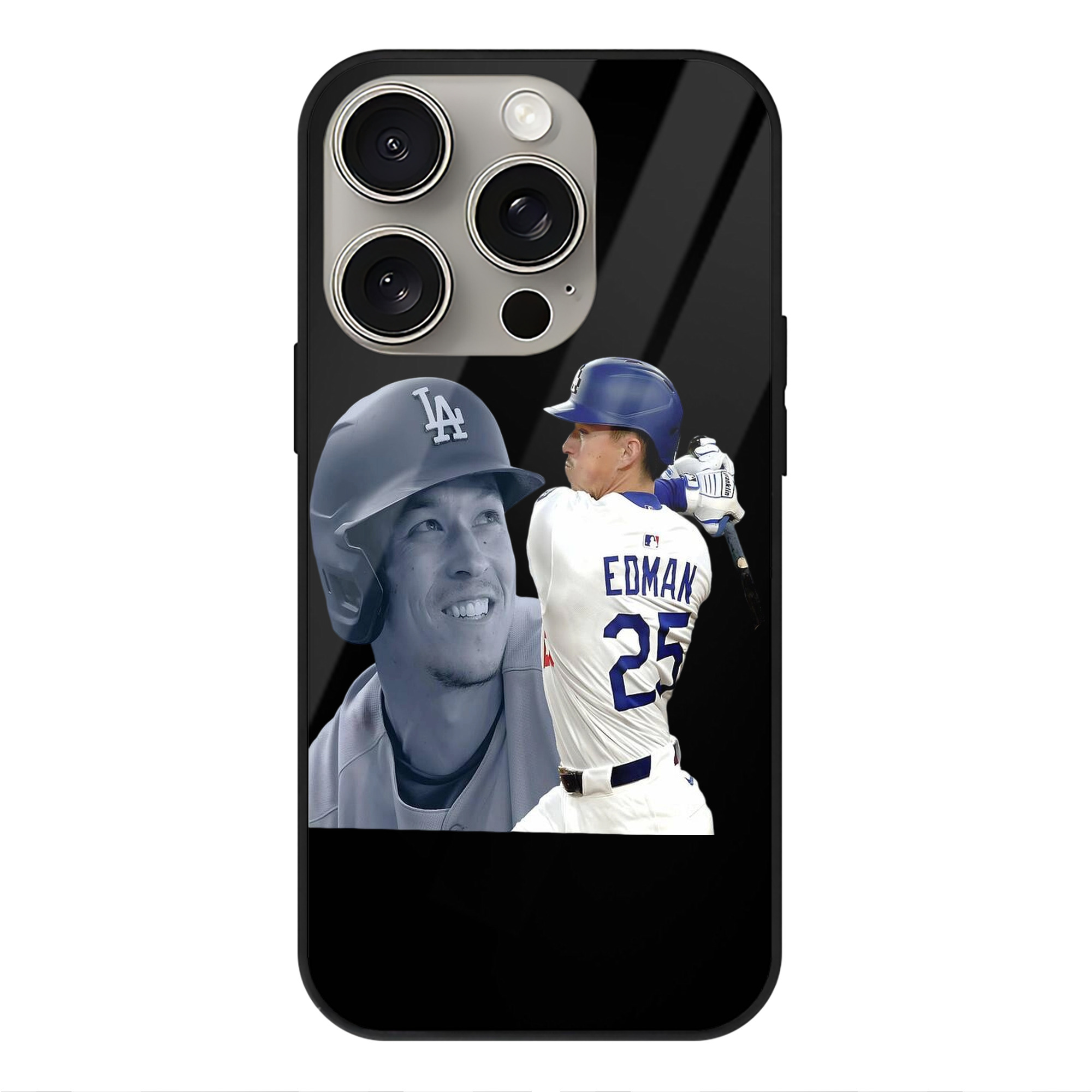  IPhone 15 Pro Mirror Phone Case – UV Printed Glass + TPU – Scratch-Resistant, Wireless Charging Compatible, Precise Fit & Stylish Design