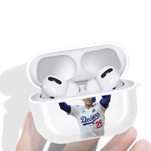  AirPods Pro Hard Case White With Keychain, Durable Flexible PC, Precise Cutouts, Anti-Fingerprint, Yellowing & Scratch Resistant, Full Protection, Washable