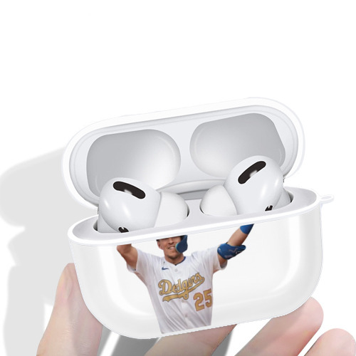  AirPods Pro Hard Case White With Keychain, Durable Flexible PC, Precise Cutouts, Anti-Fingerprint, Yellowing & Scratch Resistant, Full Protection, Washable