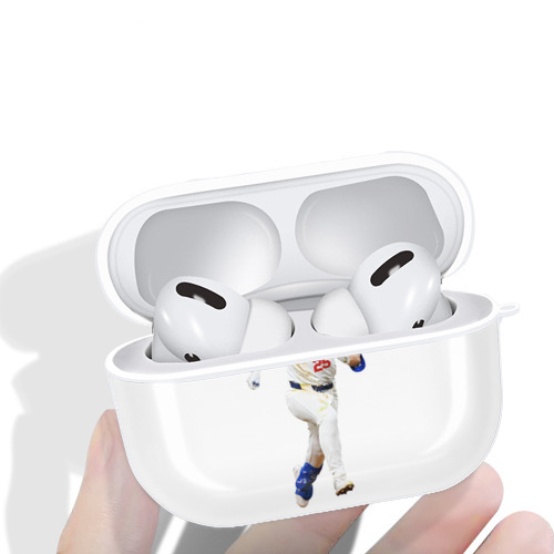  AirPods Pro Hard Case White With Keychain, Durable Flexible PC, Precise Cutouts, Anti-Fingerprint, Yellowing & Scratch Resistant, Full Protection, Washable