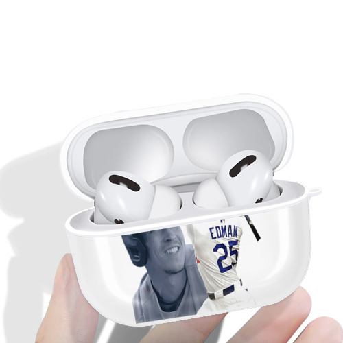  AirPods Pro Hard Case White With Keychain, Durable Flexible PC, Precise Cutouts, Anti-Fingerprint, Yellowing & Scratch Resistant, Full Protection, Washable