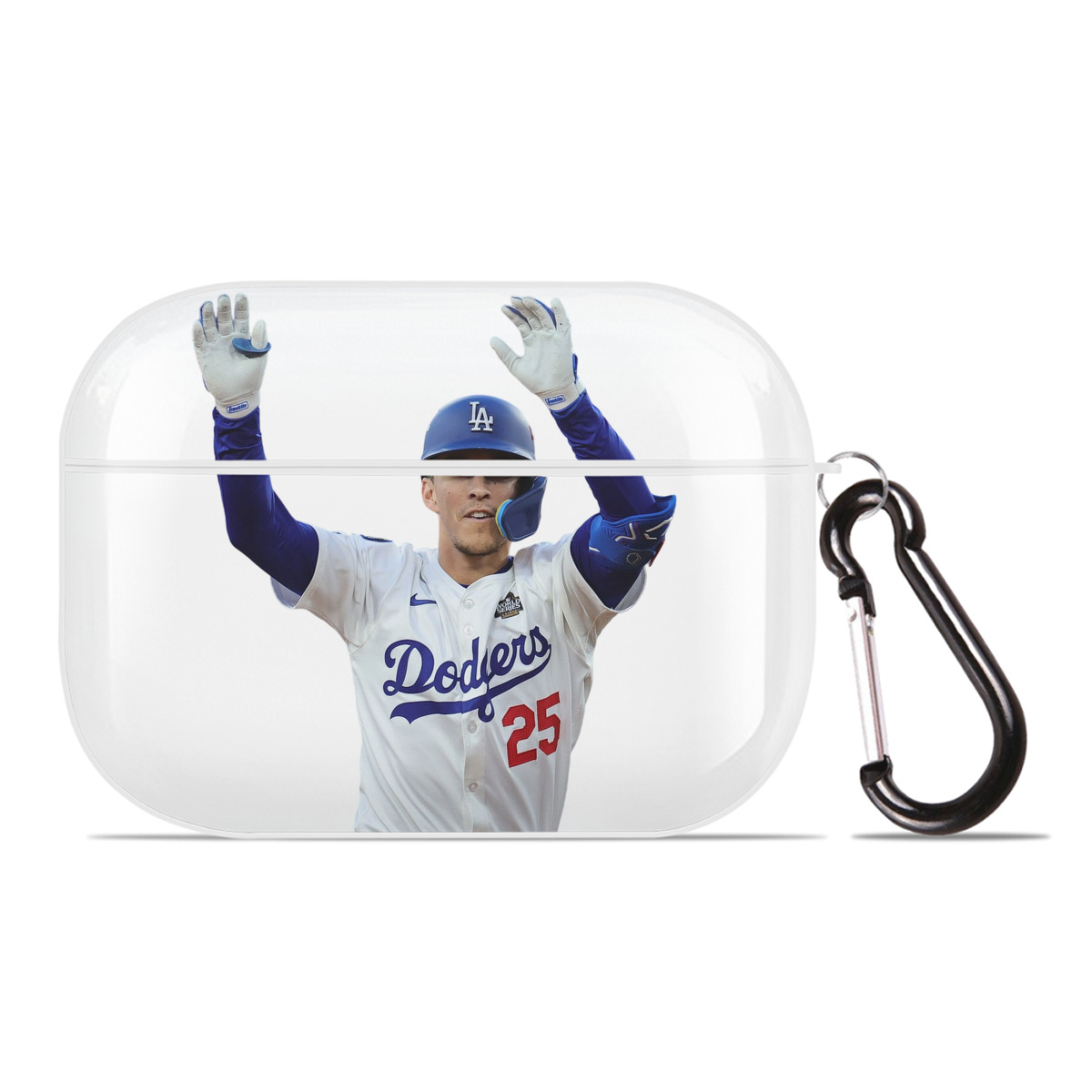  AirPods Pro Hard Case White With Keychain, Durable Flexible PC, Precise Cutouts, Anti-Fingerprint, Yellowing & Scratch Resistant, Full Protection, Washable