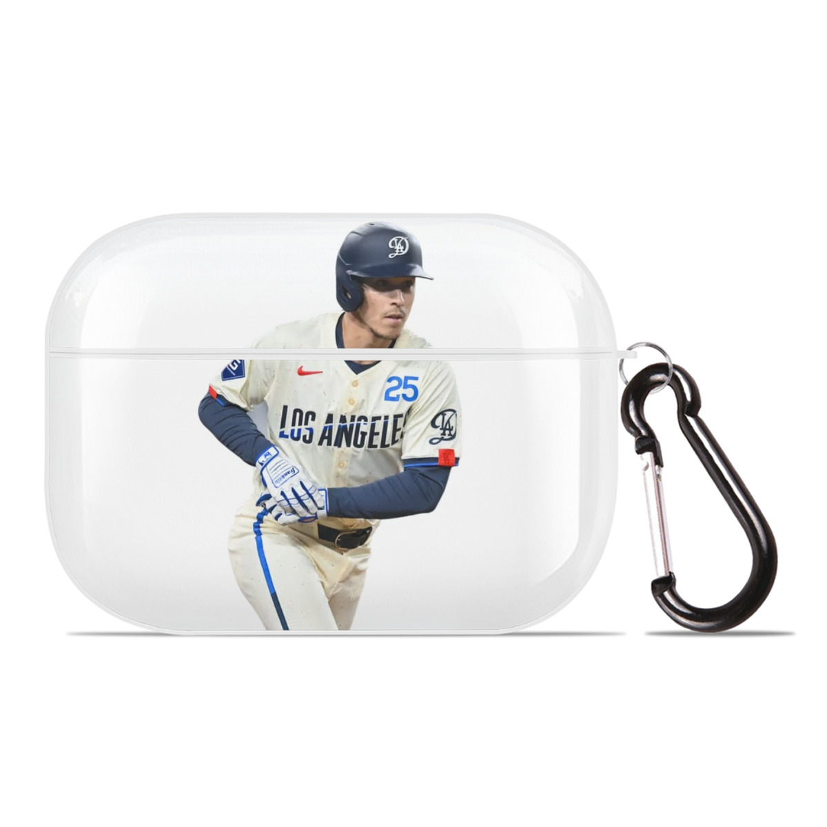  AirPods Pro Hard Case White With Keychain, Durable Flexible PC, Precise Cutouts, Anti-Fingerprint, Yellowing & Scratch Resistant, Full Protection, Washable