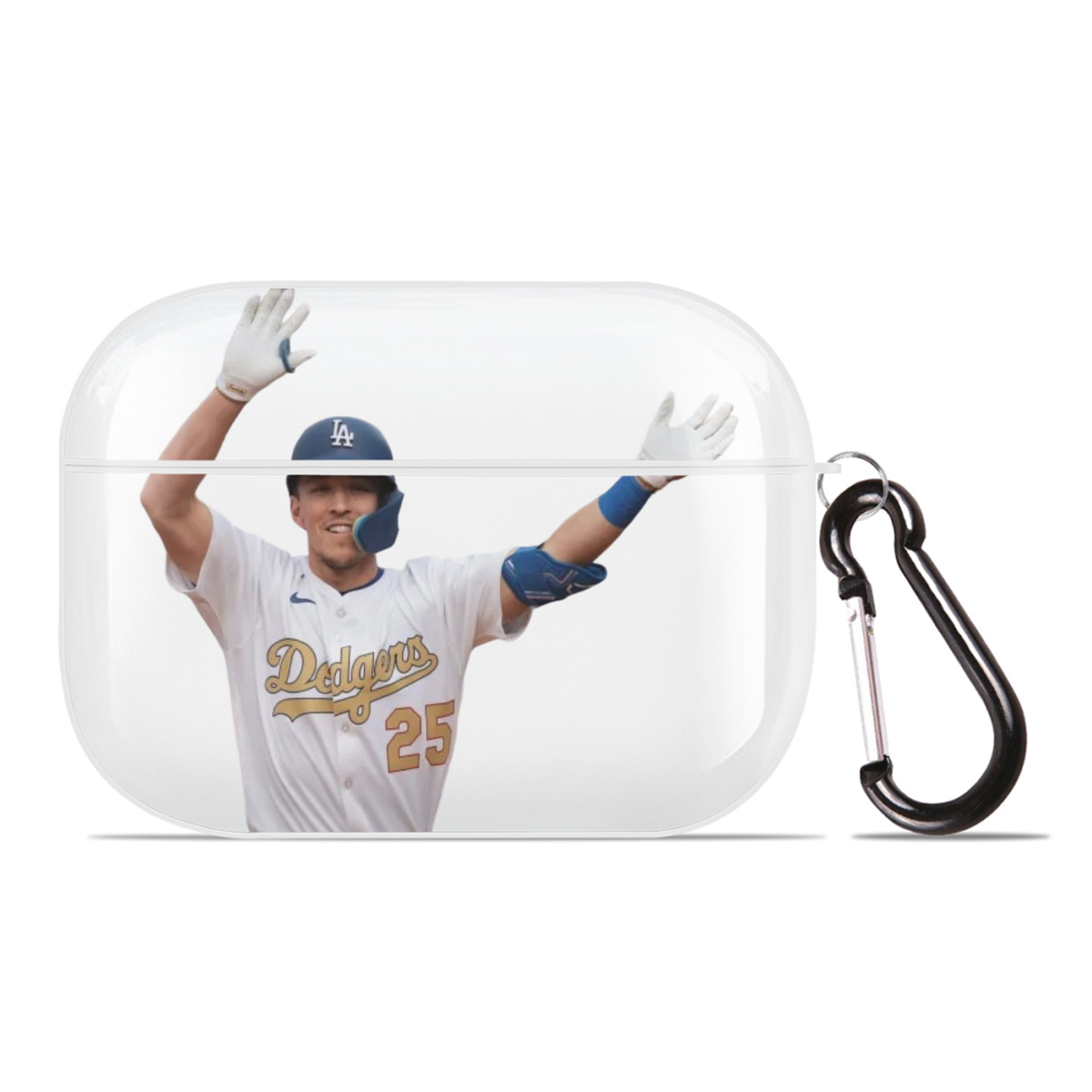  AirPods Pro Hard Case White With Keychain, Durable Flexible PC, Precise Cutouts, Anti-Fingerprint, Yellowing & Scratch Resistant, Full Protection, Washable