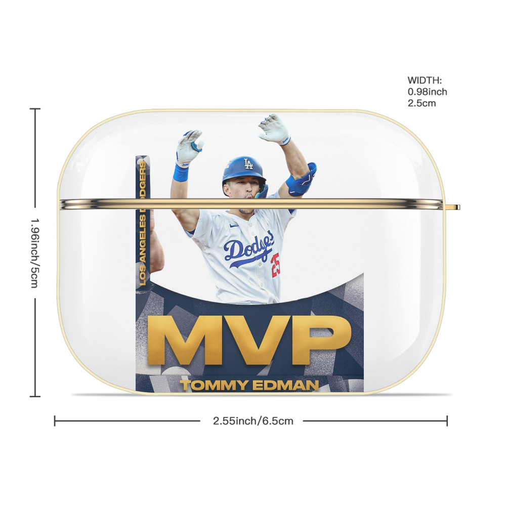  Luxury Gold AirPods Pro Case With Keychain, Flexible PC Material, Full Protection, Precise Cutouts, Anti-Fingerprint, Washable, Durable Design