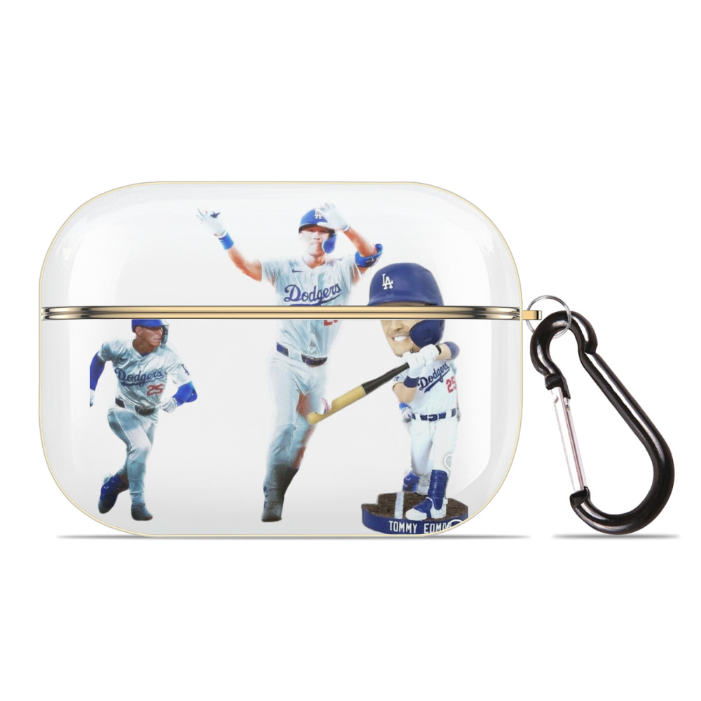  Luxury Gold AirPods Pro Case With Keychain, Flexible PC Material, Full Protection, Precise Cutouts, Anti-Fingerprint, Washable, Durable Design