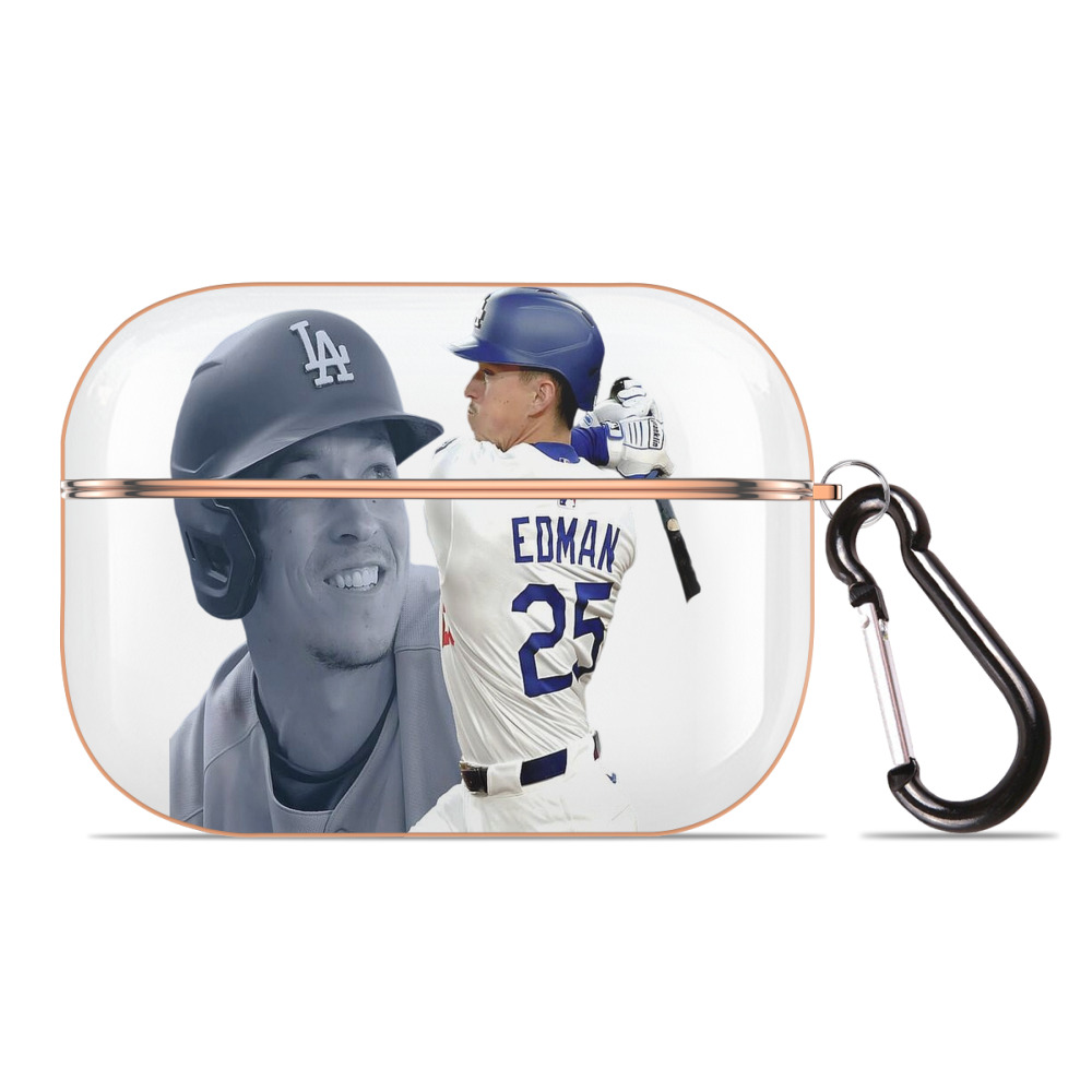  AirPods Pro Protective Case Rose Gold, Flexible PC Material, Precise Fit, Anti-Slip Cover, Full Protection, Fingerprint Resistant, Washable With Keychain