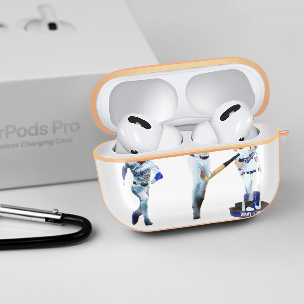  AirPods Pro Protective Case Rose Gold, Flexible PC Material, Precise Fit, Anti-Slip Cover, Full Protection, Fingerprint Resistant, Washable With Keychain