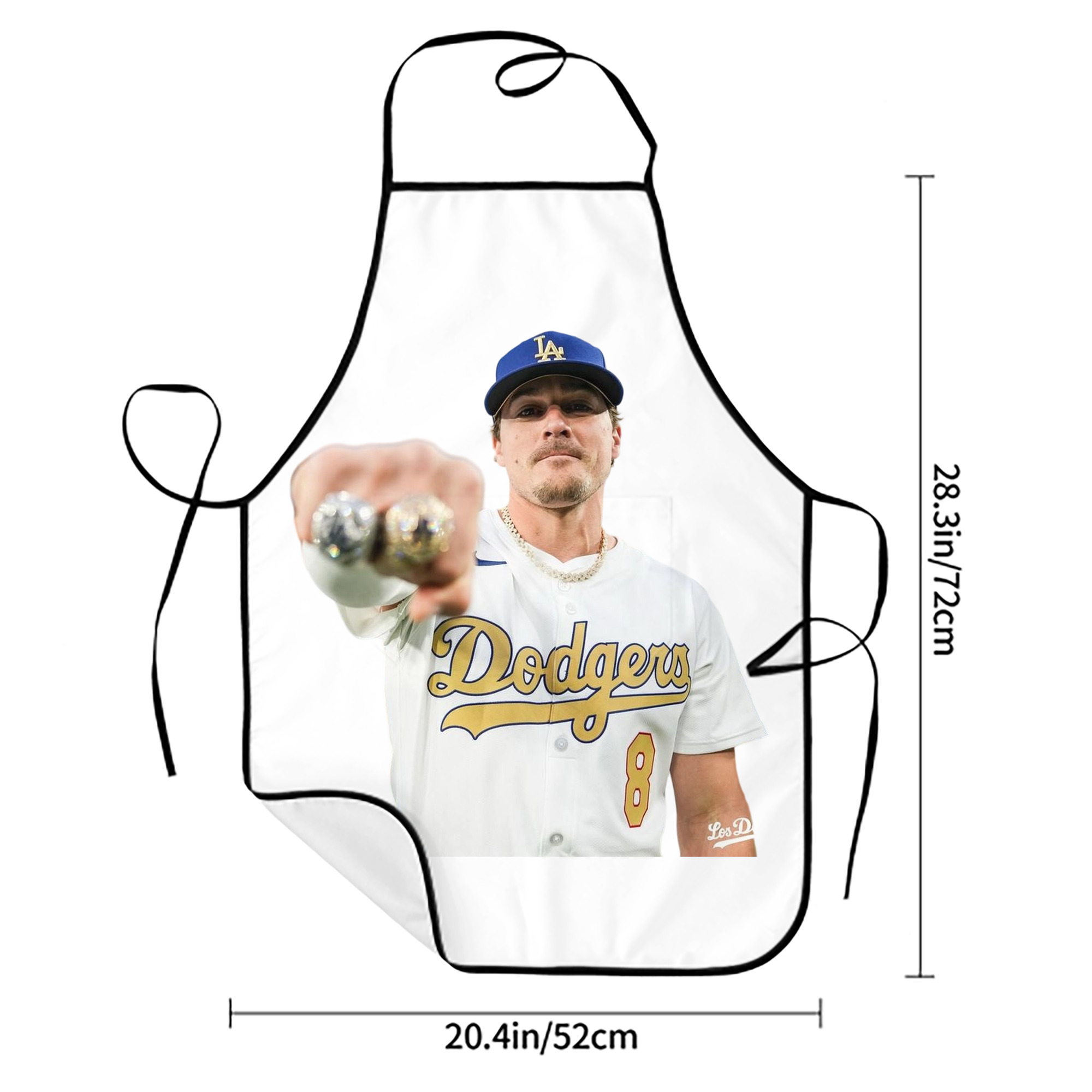  Stain-Resistant Polyester Apron With Pocket – Full Print, Waterproof, Anti-Wrinkle, Anti-Pilling – Ideal For Kitchen, BBQ, Restaurant, Salon & More