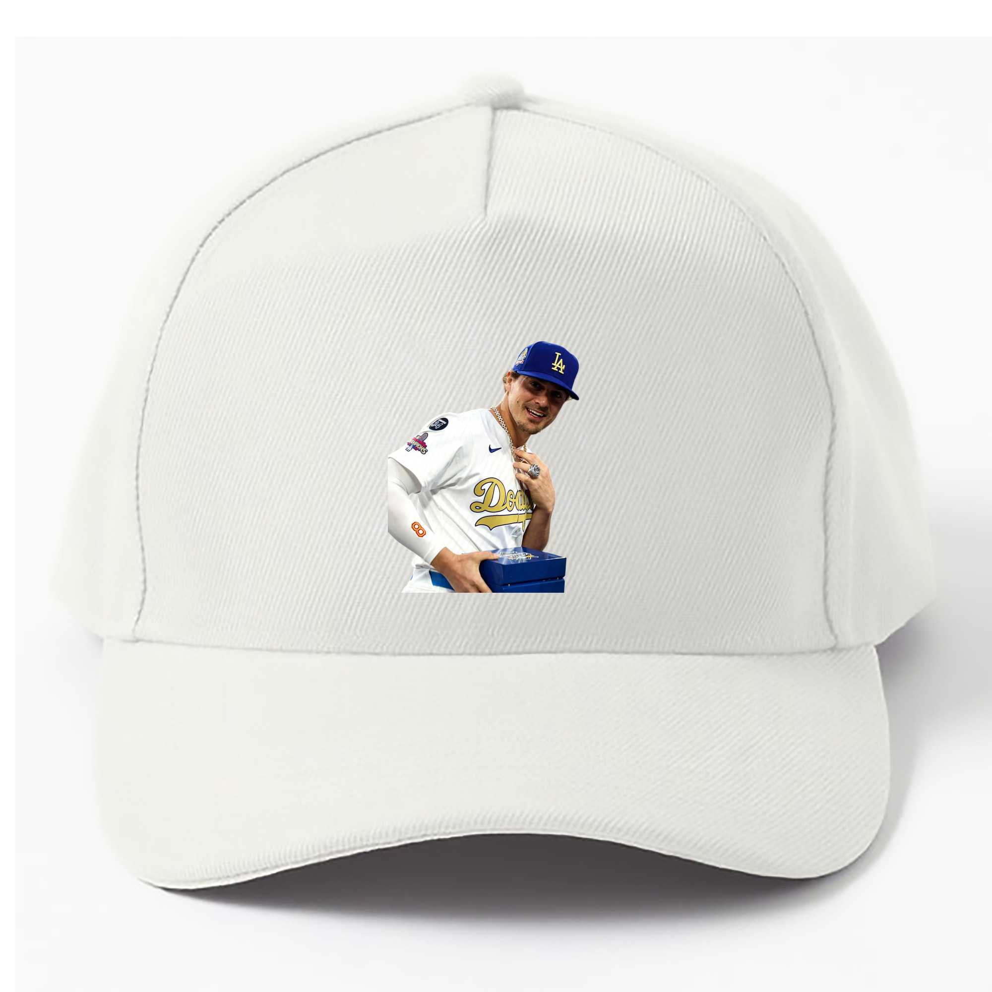  100% Cotton Baseball Cap – Heat Transfer Print – Comfortable, Durable, Perfect For Sports & Everyday Wear