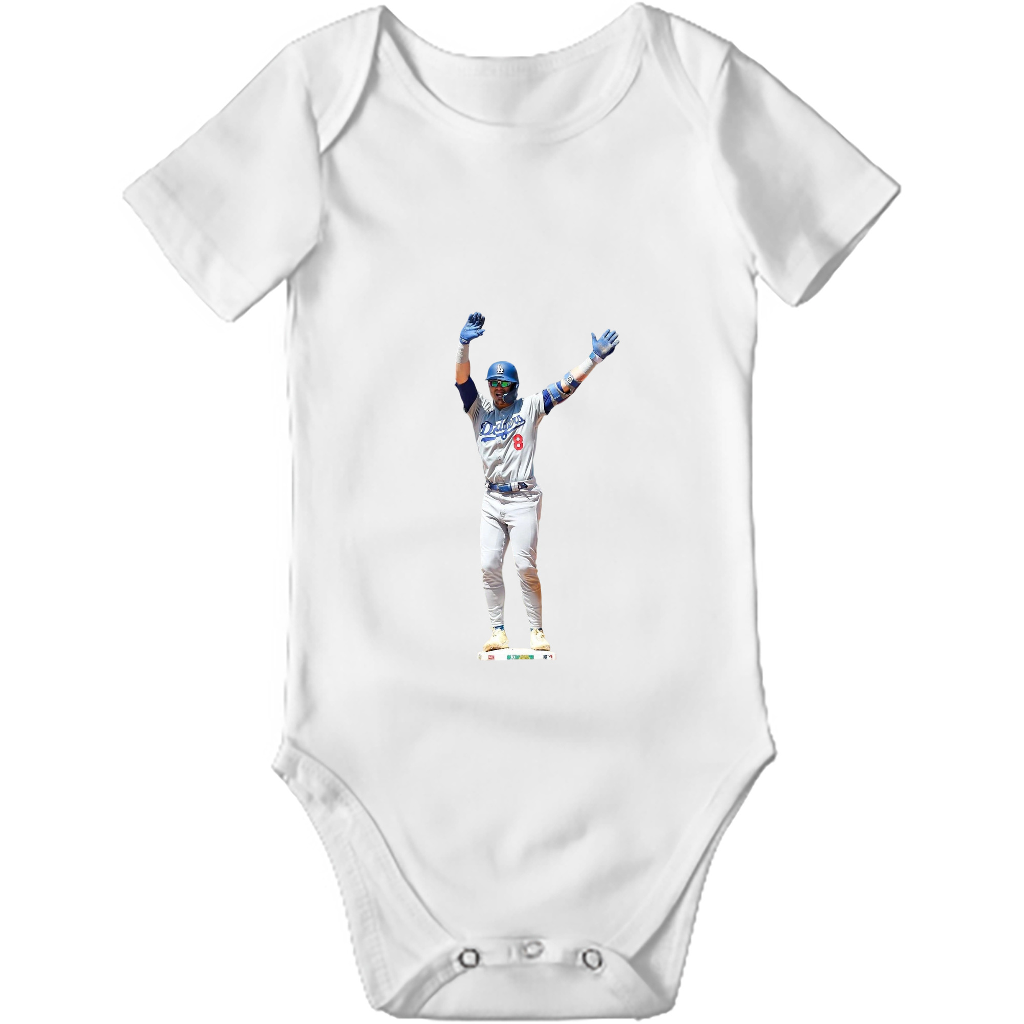  Baby Short Sleeve Romper – 100% Cotton Soft & Breathable Digital Print Onesie With Easy Snap Closure And Envelope Shoulder – Comfortable For Daily Wear & Travel