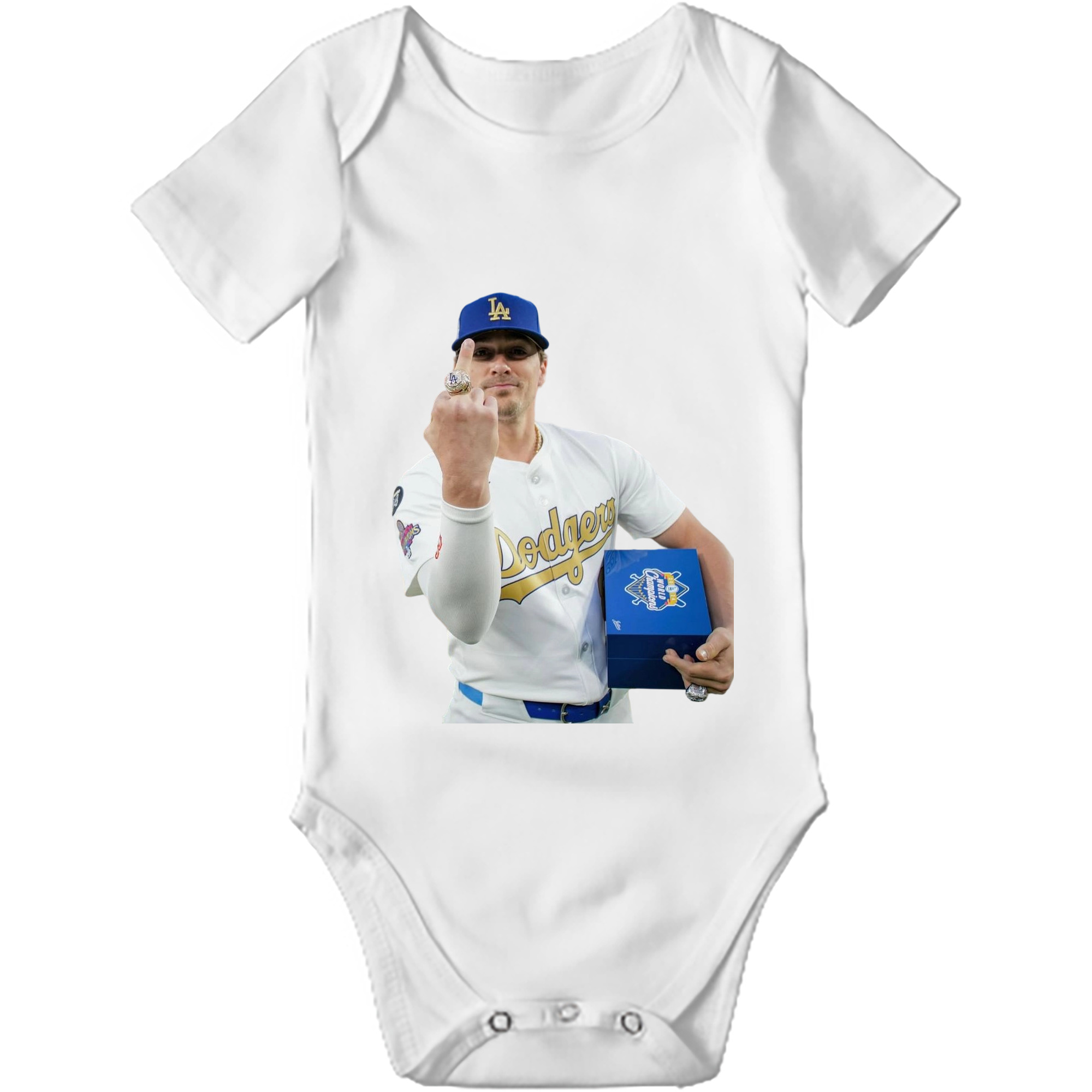  Baby Short Sleeve Romper – 100% Cotton Soft & Breathable Digital Print Onesie With Easy Snap Closure And Envelope Shoulder – Comfortable For Daily Wear & Travel