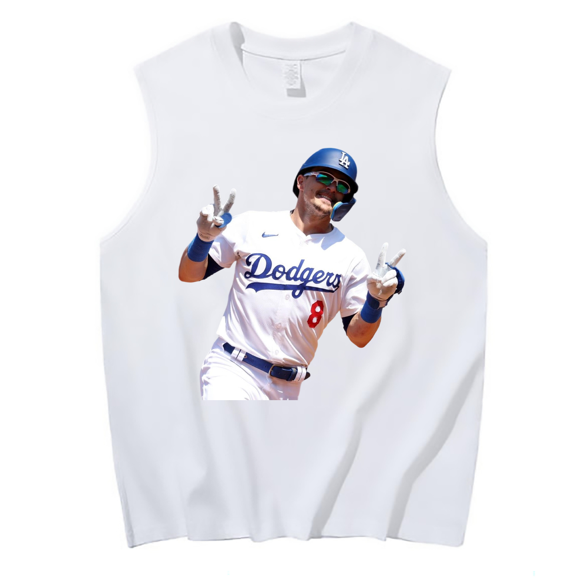  210g Combed Cotton Tank Top With Front Heat Transfer Print – Soft, Lightweight, Fitted Design – Stylish & Comfortable Casual Wear For Sports & Everyday Use