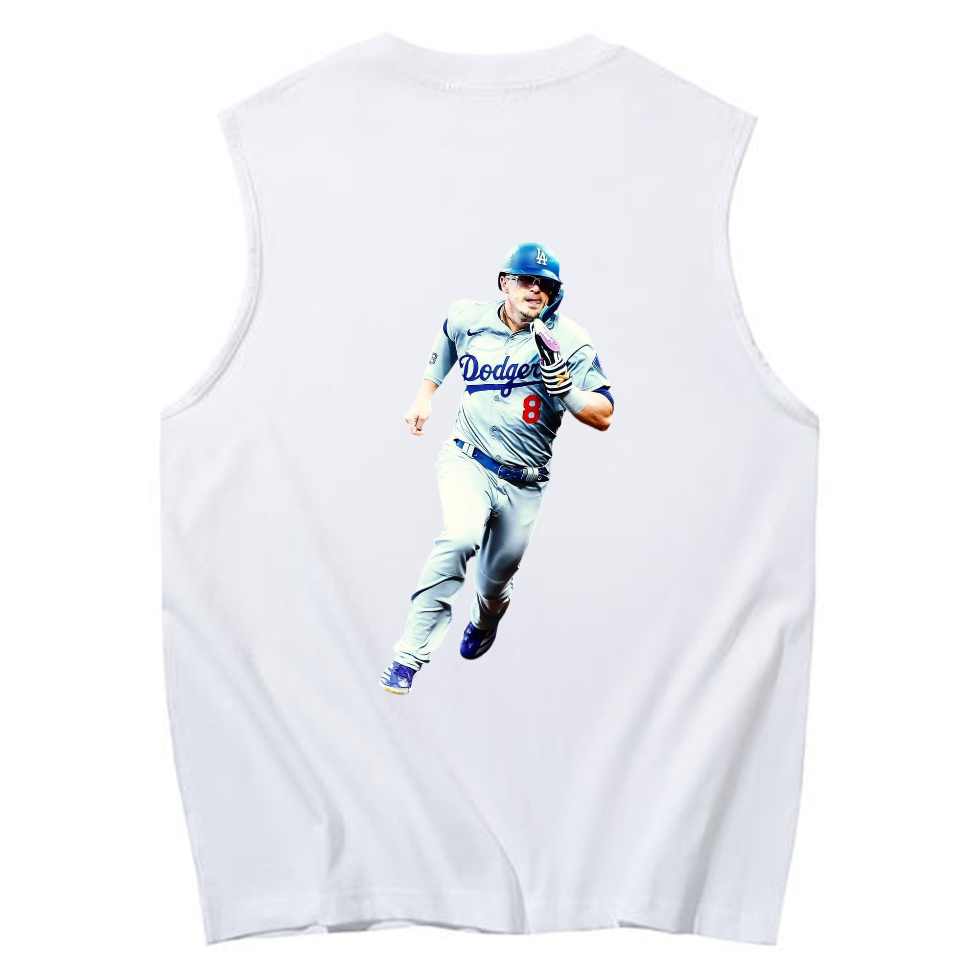  230g Pure Cotton Tank Top With Back Heat Transfer Print – Soft, Lightweight, Fitted Design – Stylish & Comfortable Casual Wear For Sports & Everyday Use