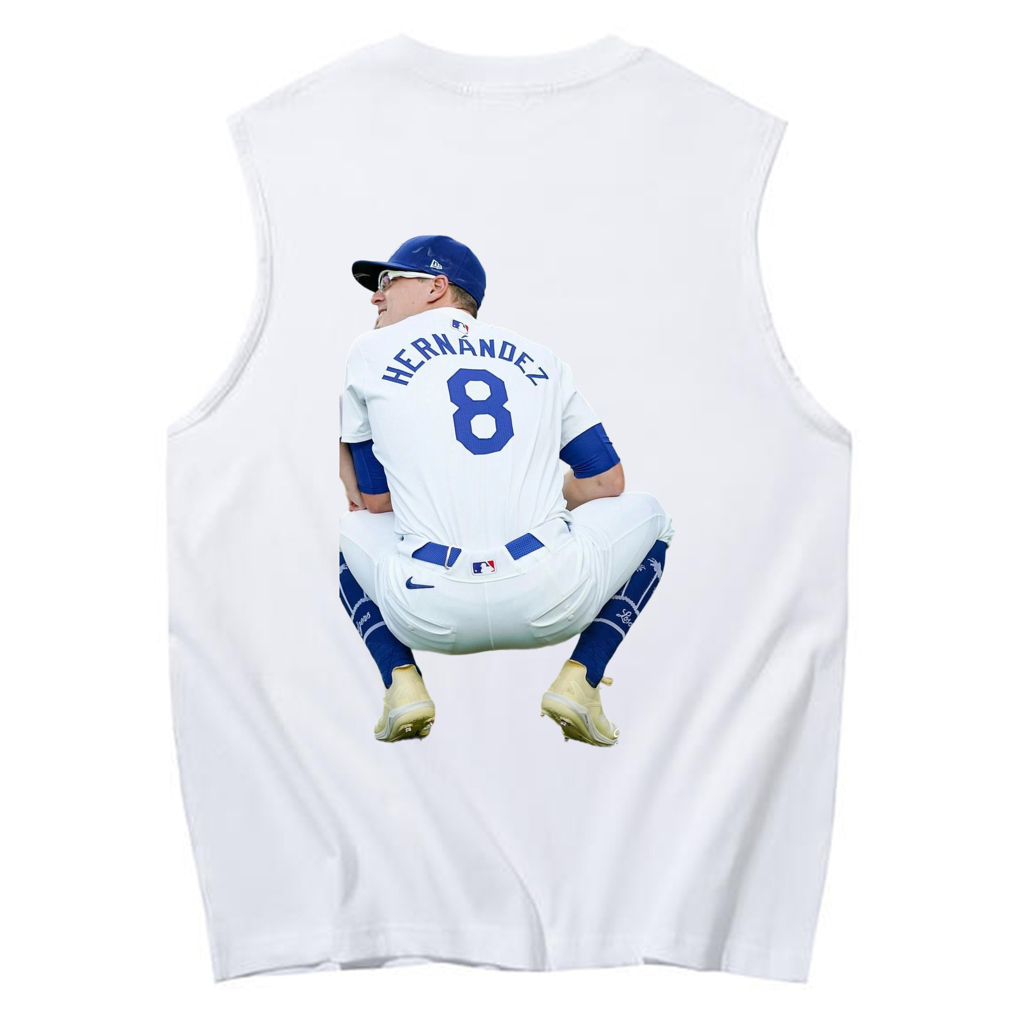  230g Pure Cotton Tank Top With Back Heat Transfer Print – Soft, Lightweight, Fitted Design – Stylish & Comfortable Casual Wear For Sports & Everyday Use