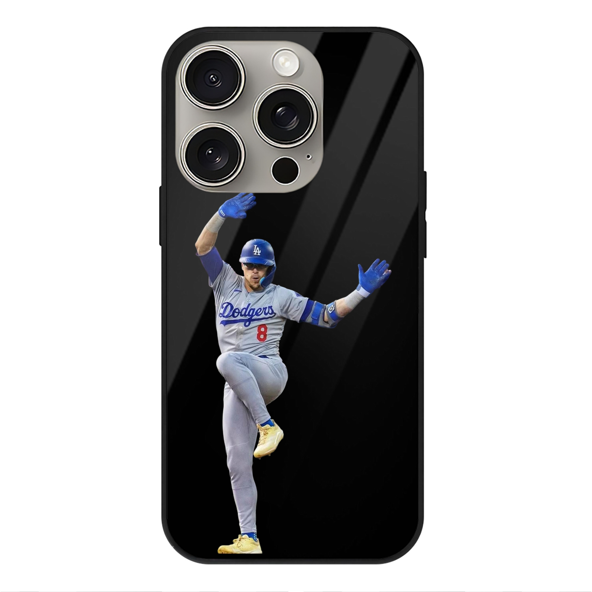  IPhone 15 Pro Mirror Phone Case – UV Printed Glass + TPU – Scratch-Resistant, Wireless Charging Compatible, Precise Fit & Stylish Design