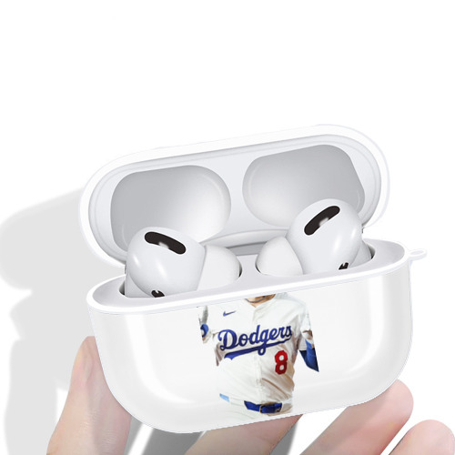  AirPods Pro Hard Case White With Keychain, Durable Flexible PC, Precise Cutouts, Anti-Fingerprint, Yellowing & Scratch Resistant, Full Protection, Washable