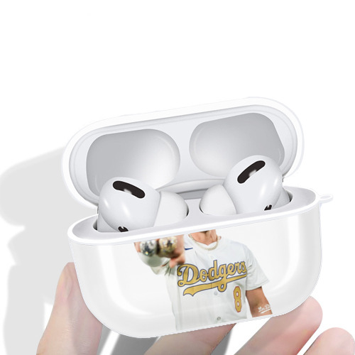  AirPods Pro Hard Case White With Keychain, Durable Flexible PC, Precise Cutouts, Anti-Fingerprint, Yellowing & Scratch Resistant, Full Protection, Washable