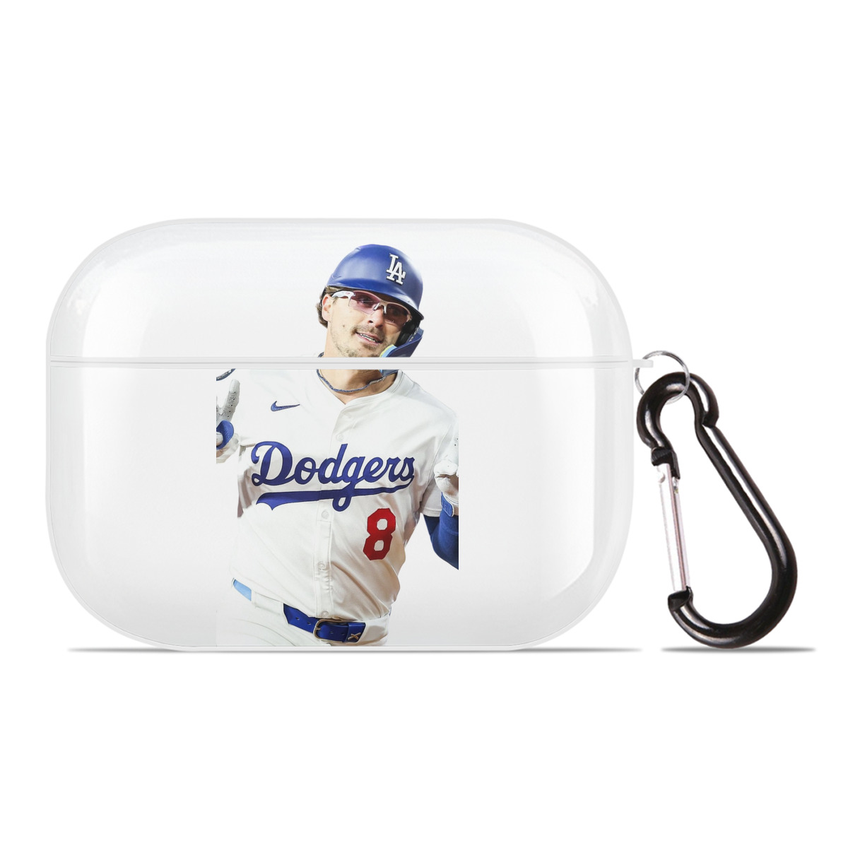  AirPods Pro Hard Case White With Keychain, Durable Flexible PC, Precise Cutouts, Anti-Fingerprint, Yellowing & Scratch Resistant, Full Protection, Washable