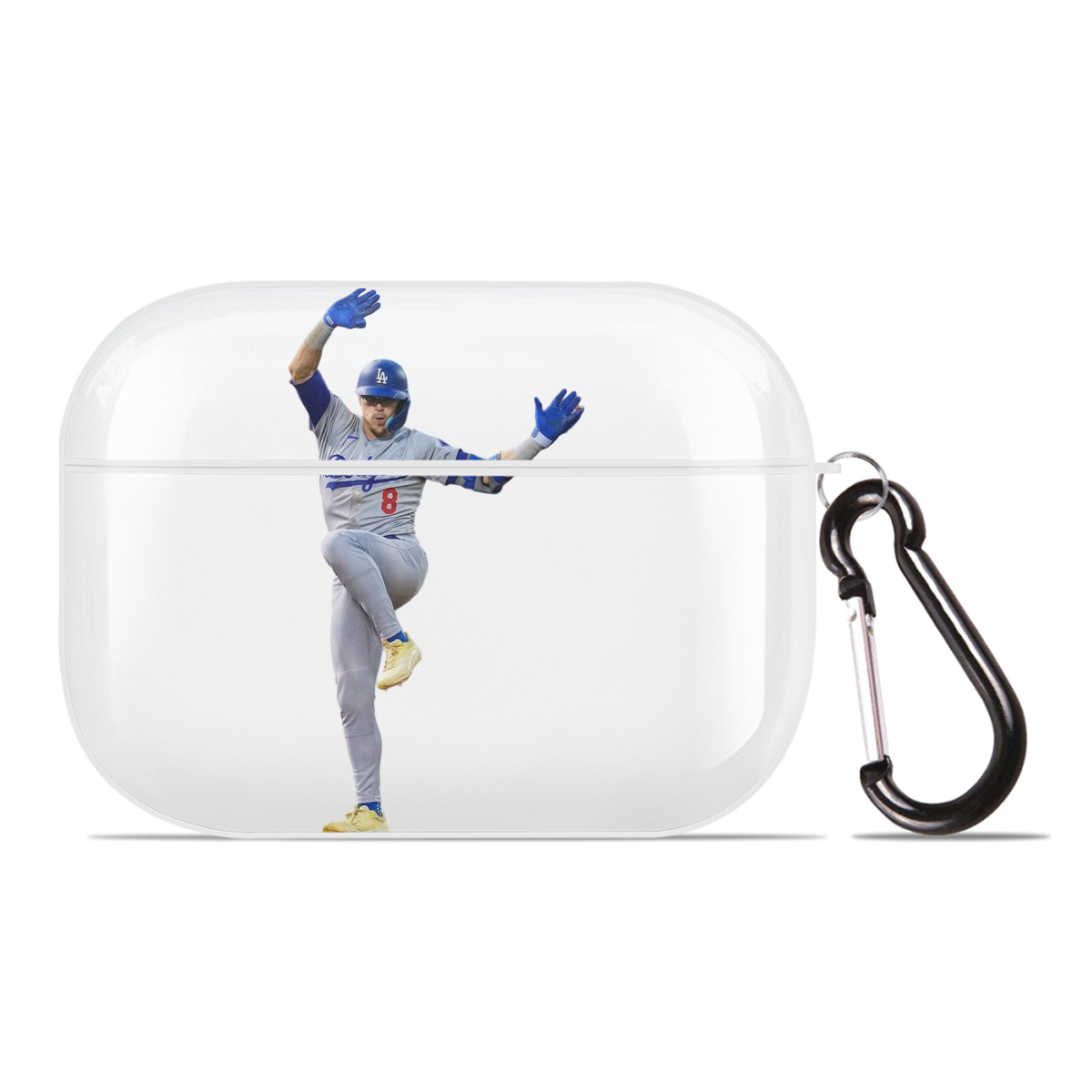  AirPods Pro Hard Case White With Keychain, Durable Flexible PC, Precise Cutouts, Anti-Fingerprint, Yellowing & Scratch Resistant, Full Protection, Washable