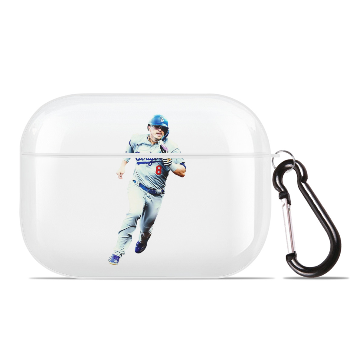  AirPods Pro Hard Case White With Keychain, Durable Flexible PC, Precise Cutouts, Anti-Fingerprint, Yellowing & Scratch Resistant, Full Protection, Washable