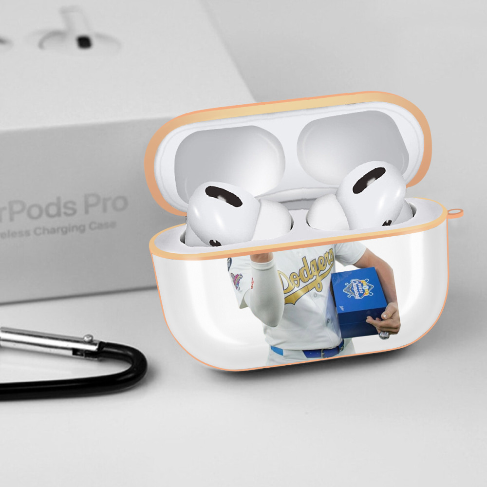  AirPods Pro Protective Case Rose Gold, Flexible PC Material, Precise Fit, Anti-Slip Cover, Full Protection, Fingerprint Resistant, Washable With Keychain