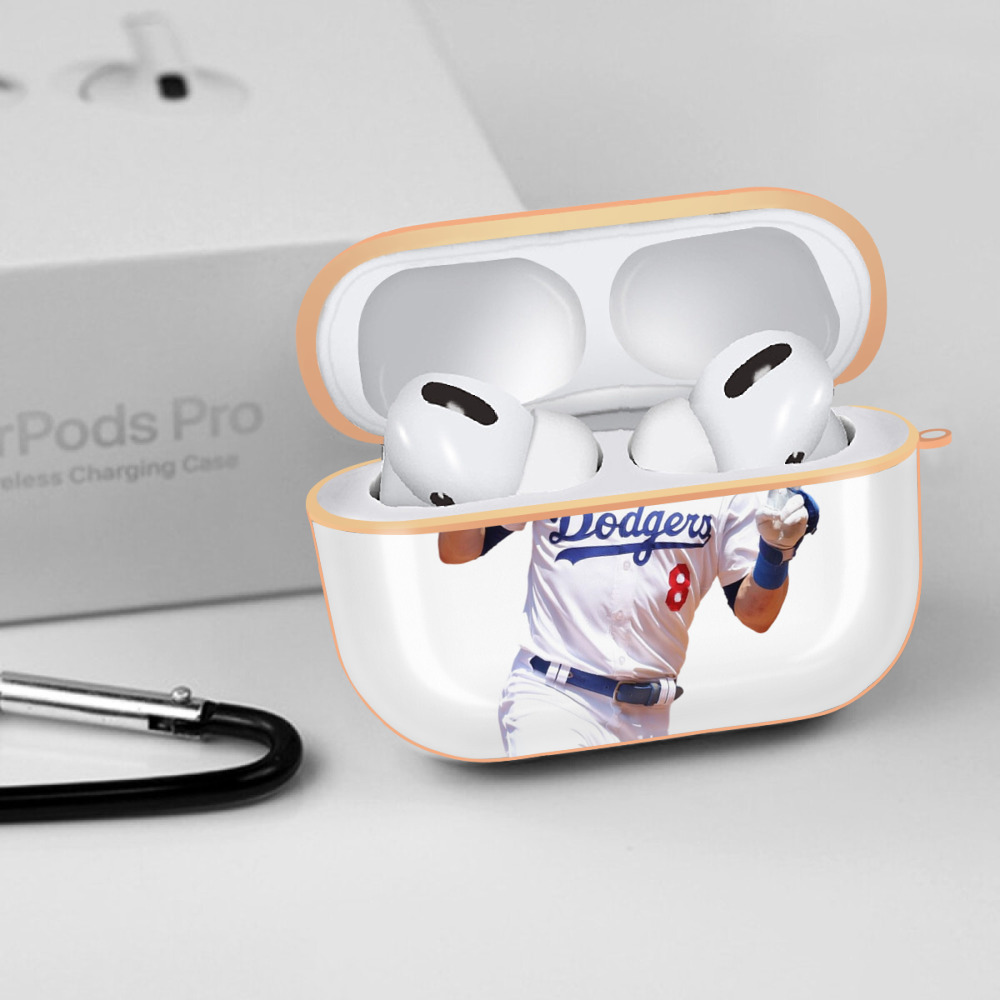  AirPods Pro Protective Case Rose Gold, Flexible PC Material, Precise Fit, Anti-Slip Cover, Full Protection, Fingerprint Resistant, Washable With Keychain