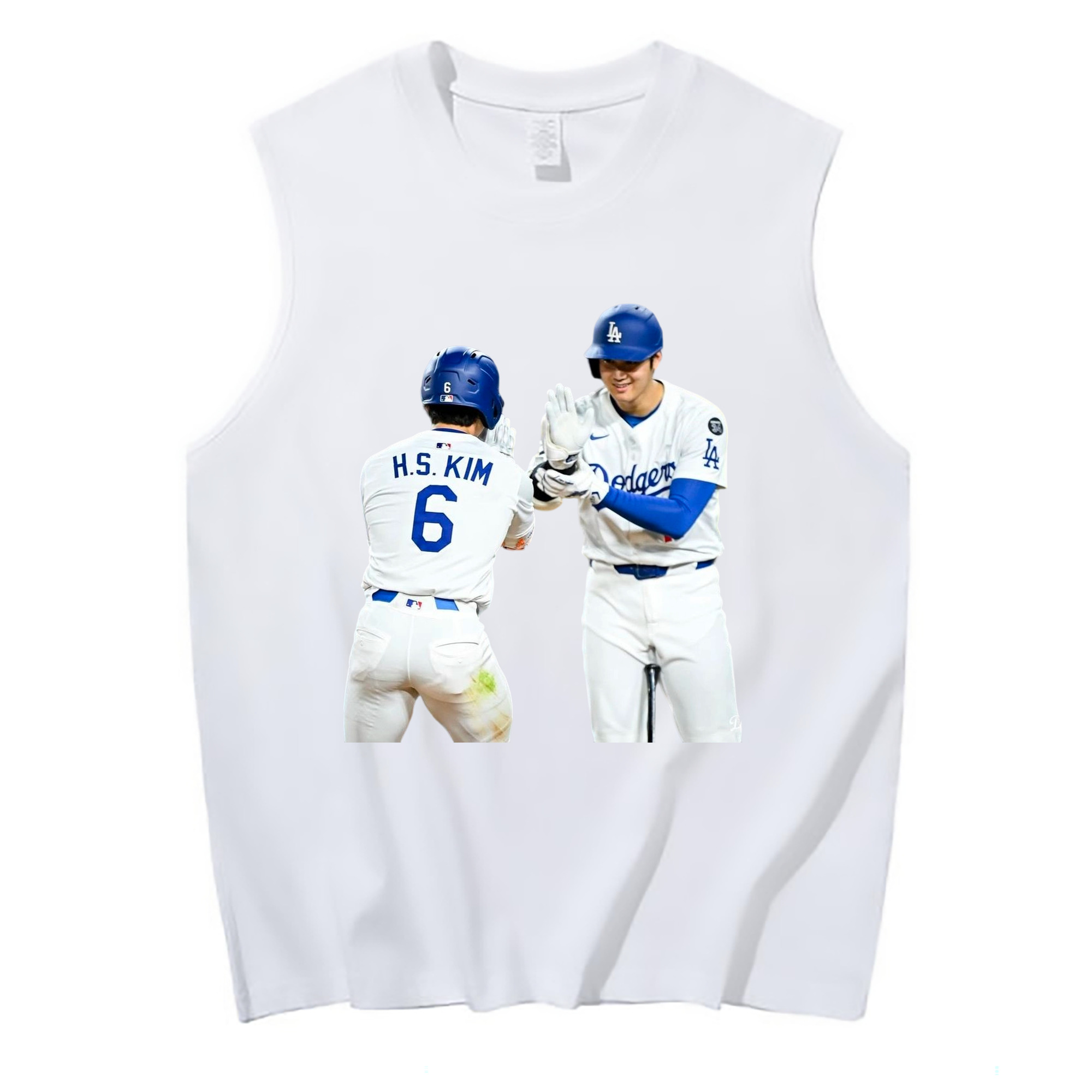  210g Combed Cotton Tank Top With Front Heat Transfer Print – Soft, Lightweight, Fitted Design – Stylish & Comfortable Casual Wear For Sports & Everyday Use