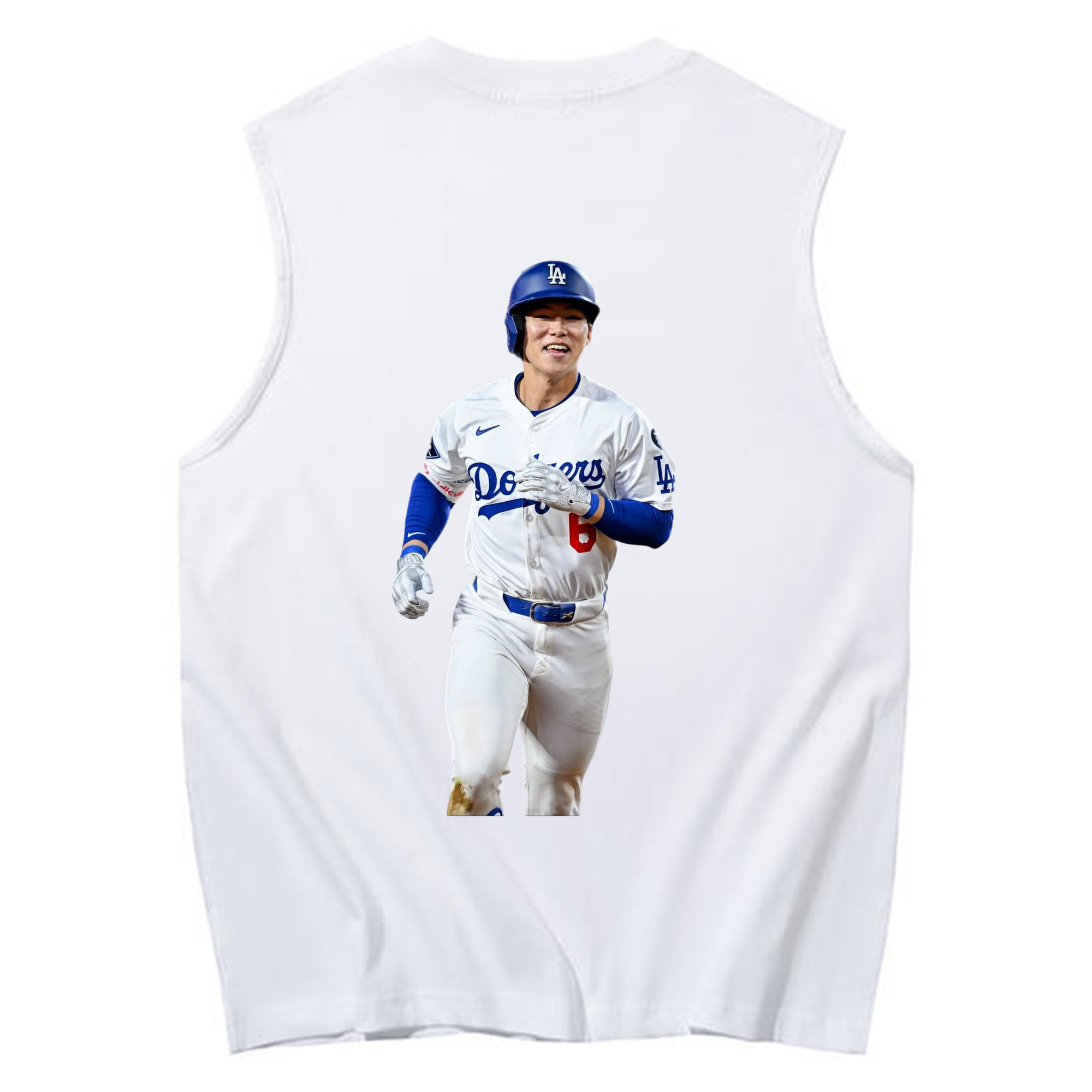  230g Pure Cotton Tank Top With Back Heat Transfer Print – Soft, Lightweight, Fitted Design – Stylish & Comfortable Casual Wear For Sports & Everyday Use